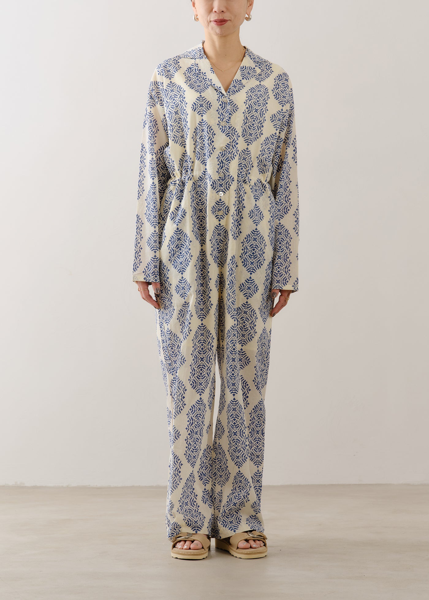 5月上旬お届け予定】Cotton Geometric Print All In One | Pasand by