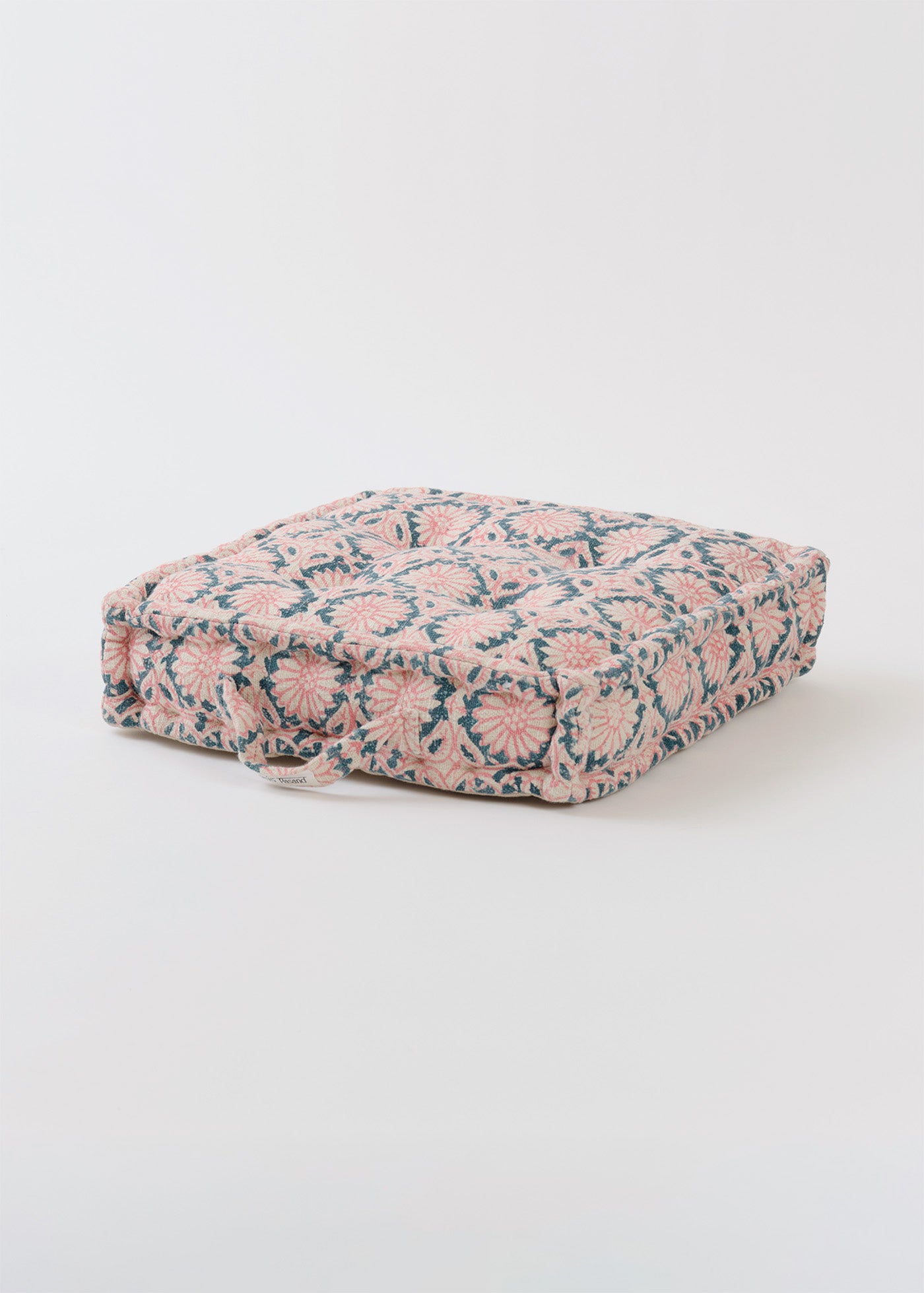 Block Print Handle Seat Cushion