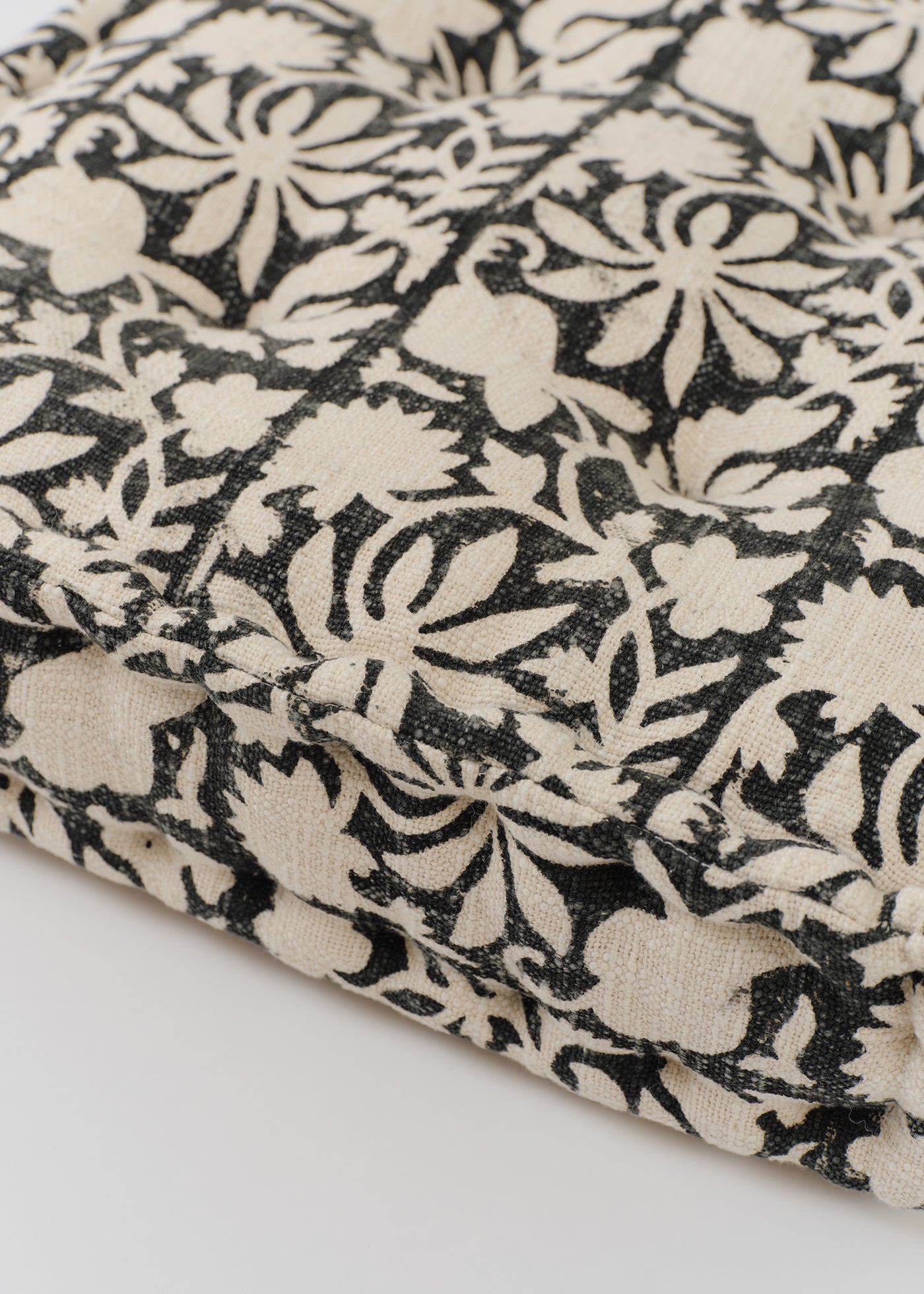 Block Print Handle Seat Cushion