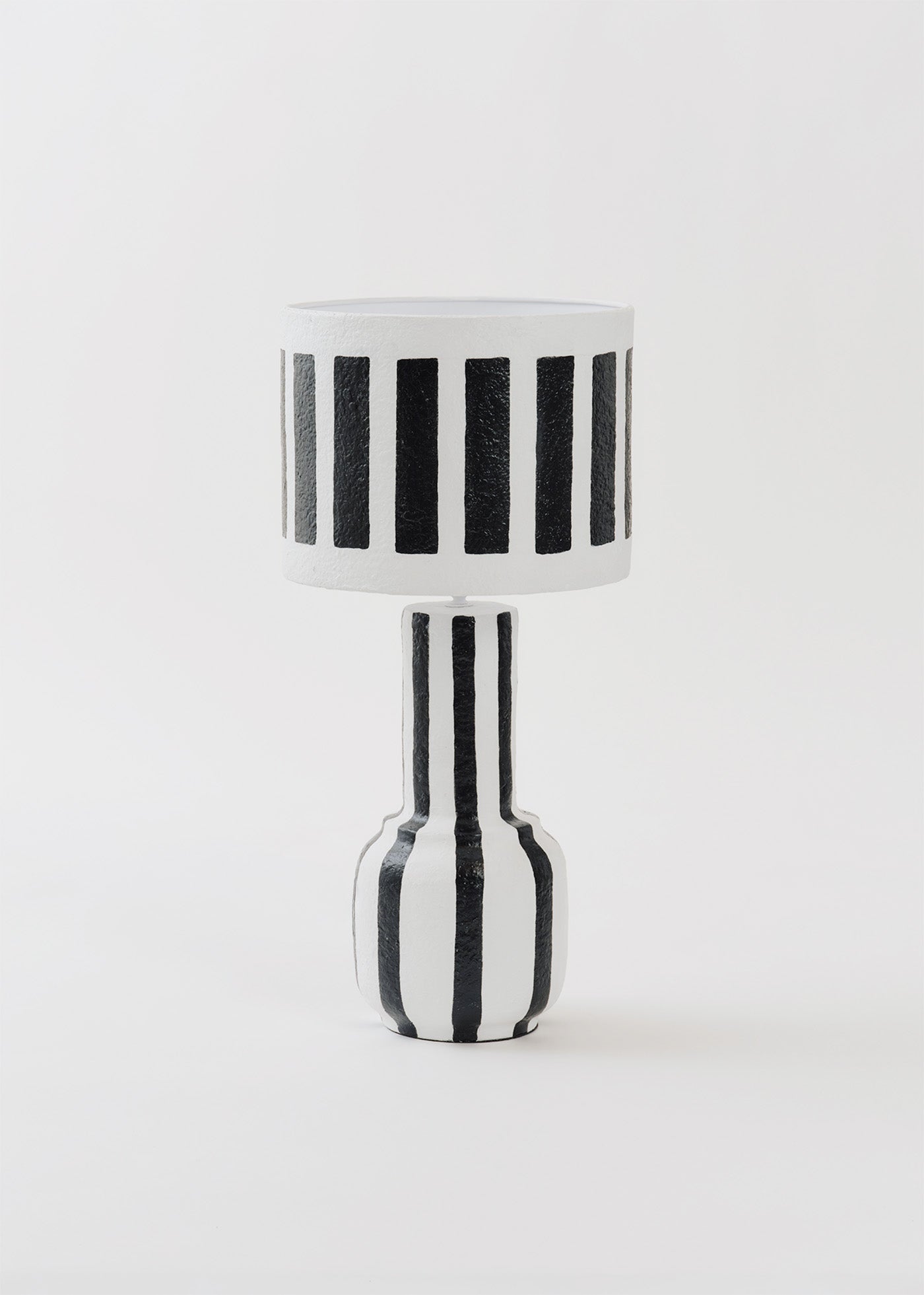 Stripe Paper Mache Table Lamp | Pasand by ne Quittez pas | パサン