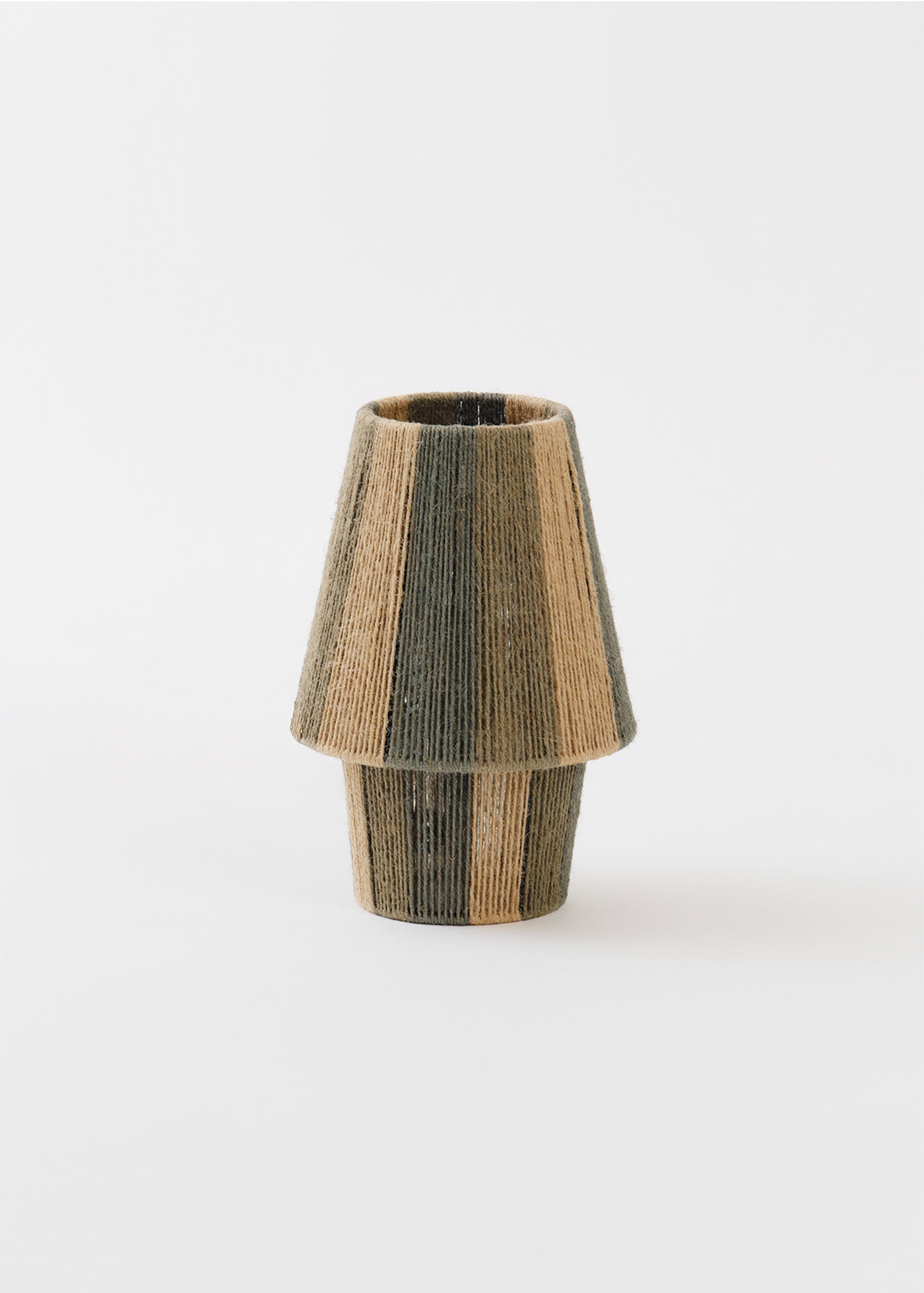 Jute Multi Stripe Table Lamp