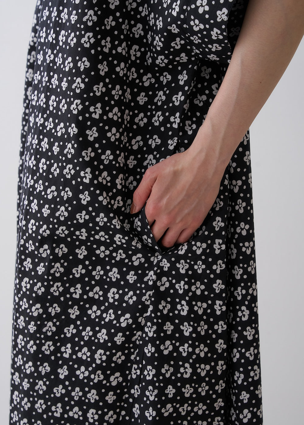 Poplin Viola Print Big Shrits Dress | Pasand by ne Quittez pas 
