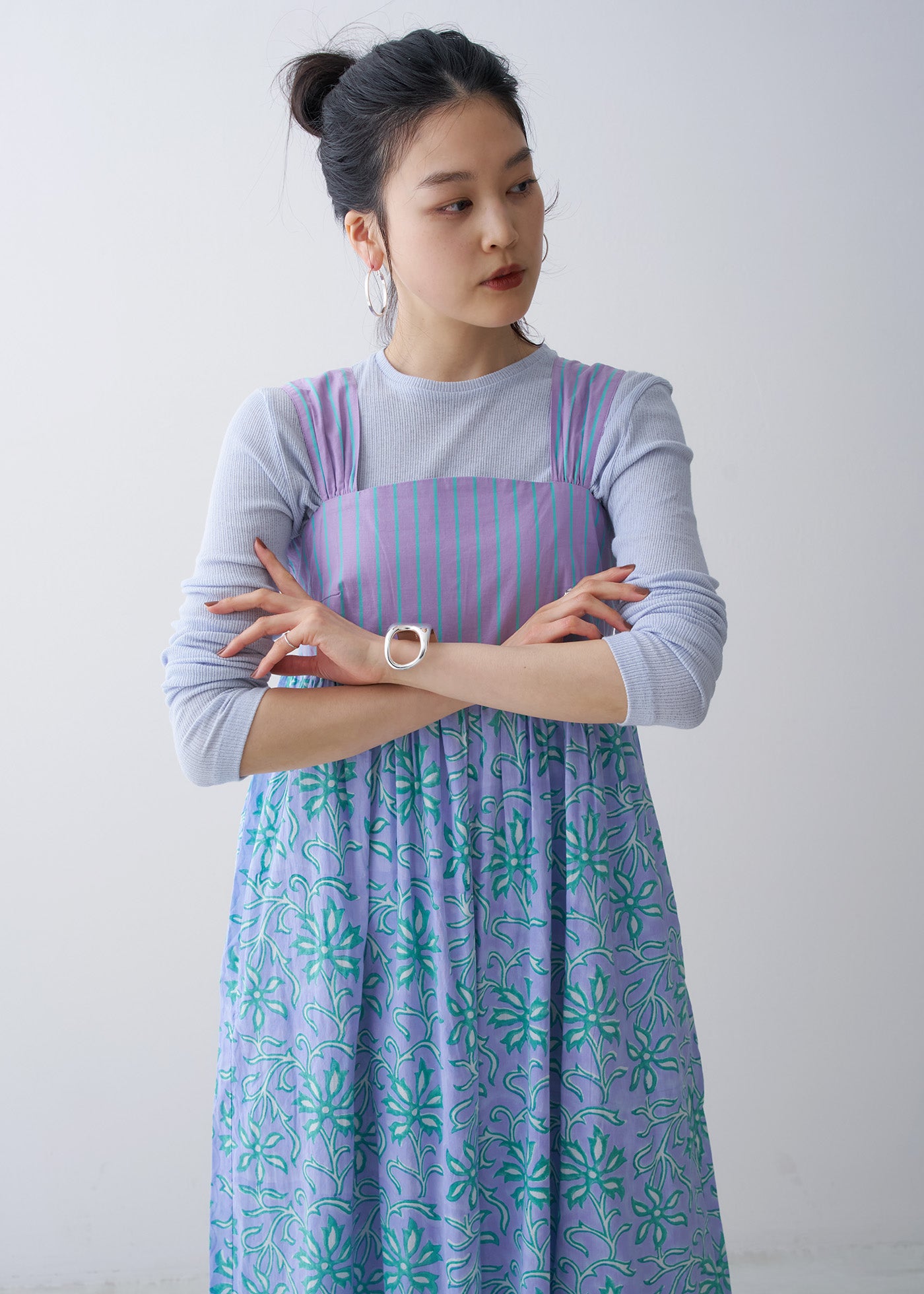Cotton Voile Magnolia Print All In One | Pasand by ne Quittez pas 