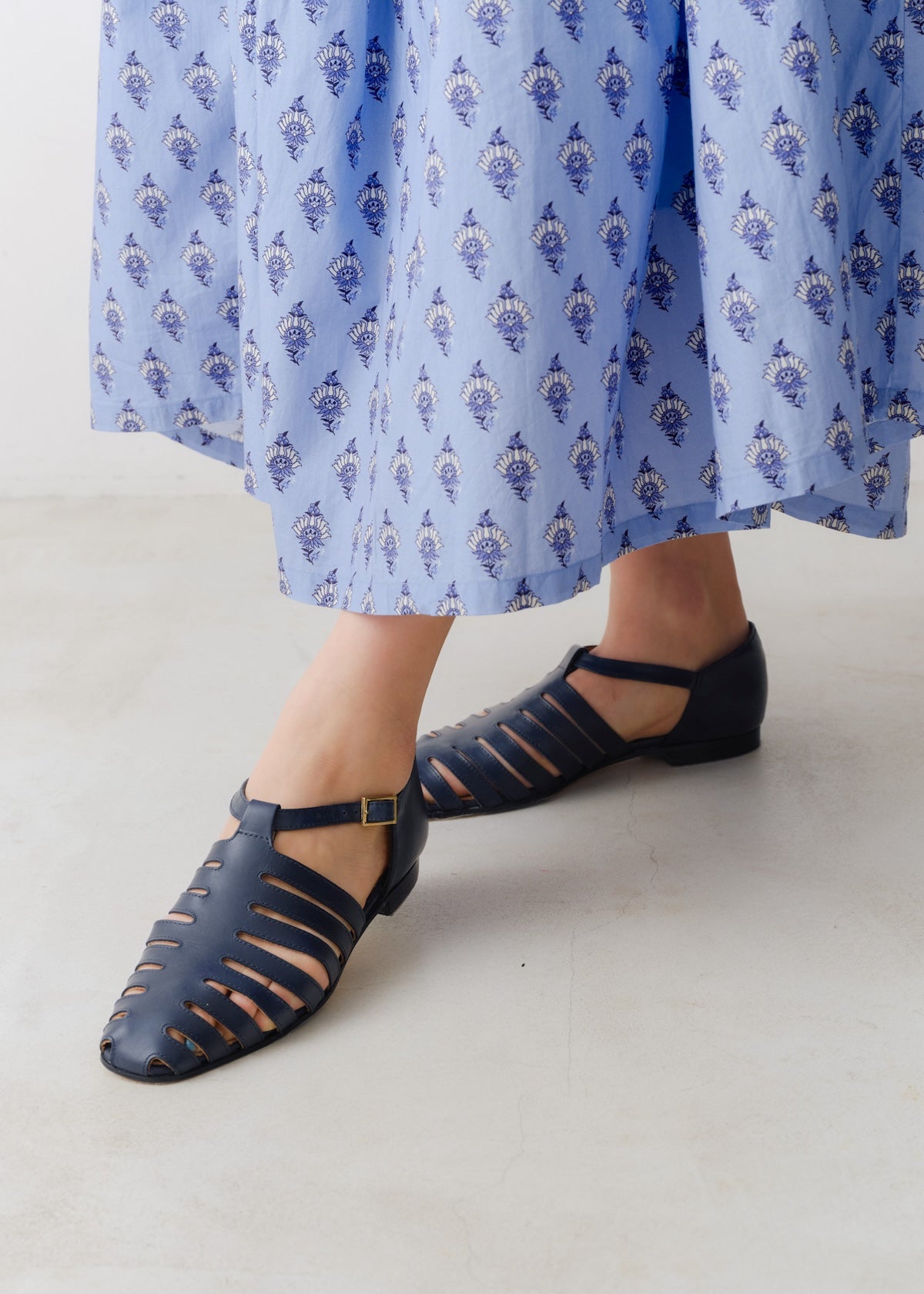 Pascucci Leather Ankle Strap Sandal