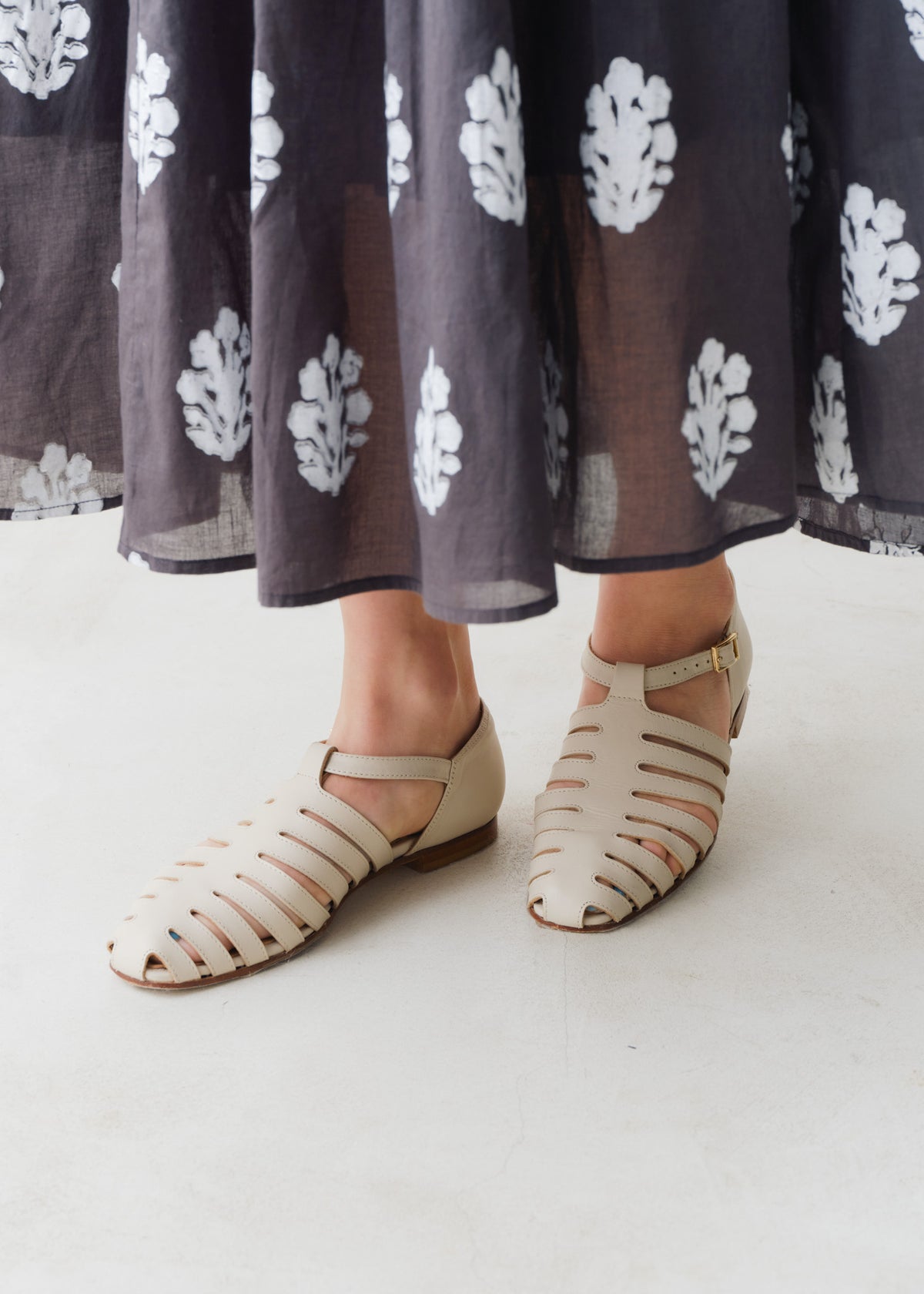 Pascucci Leather Ankle Strap Sandal