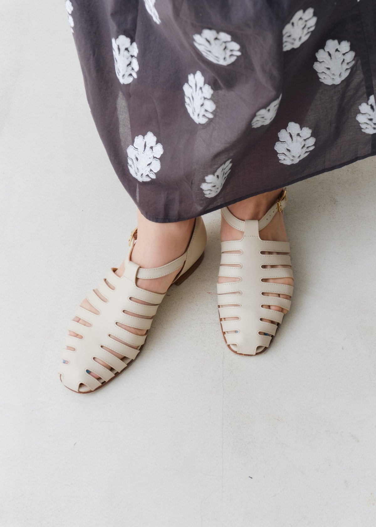 Pascucci Leather Ankle Strap Sandal
