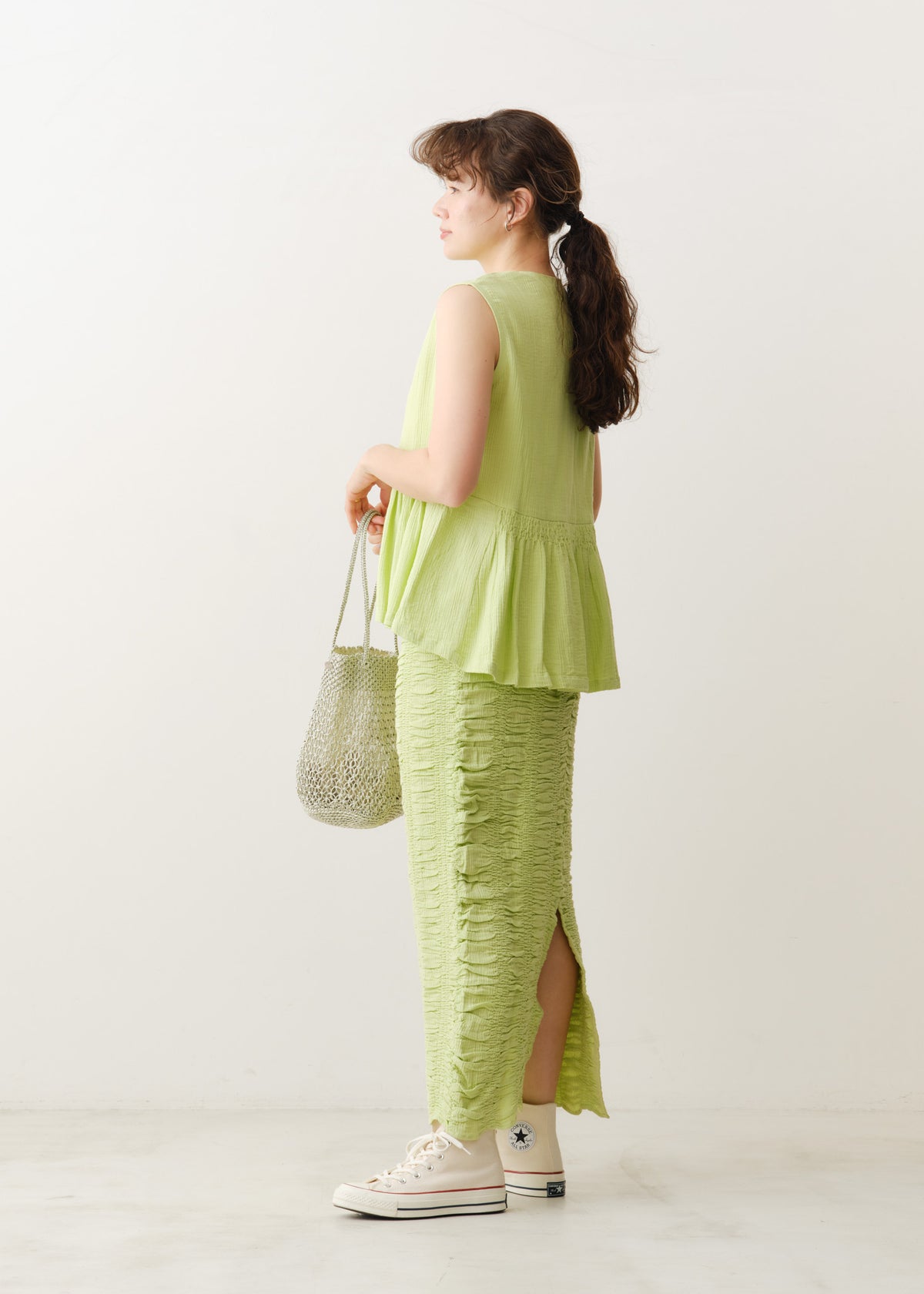 Double Gauze Sleeveless Blouse