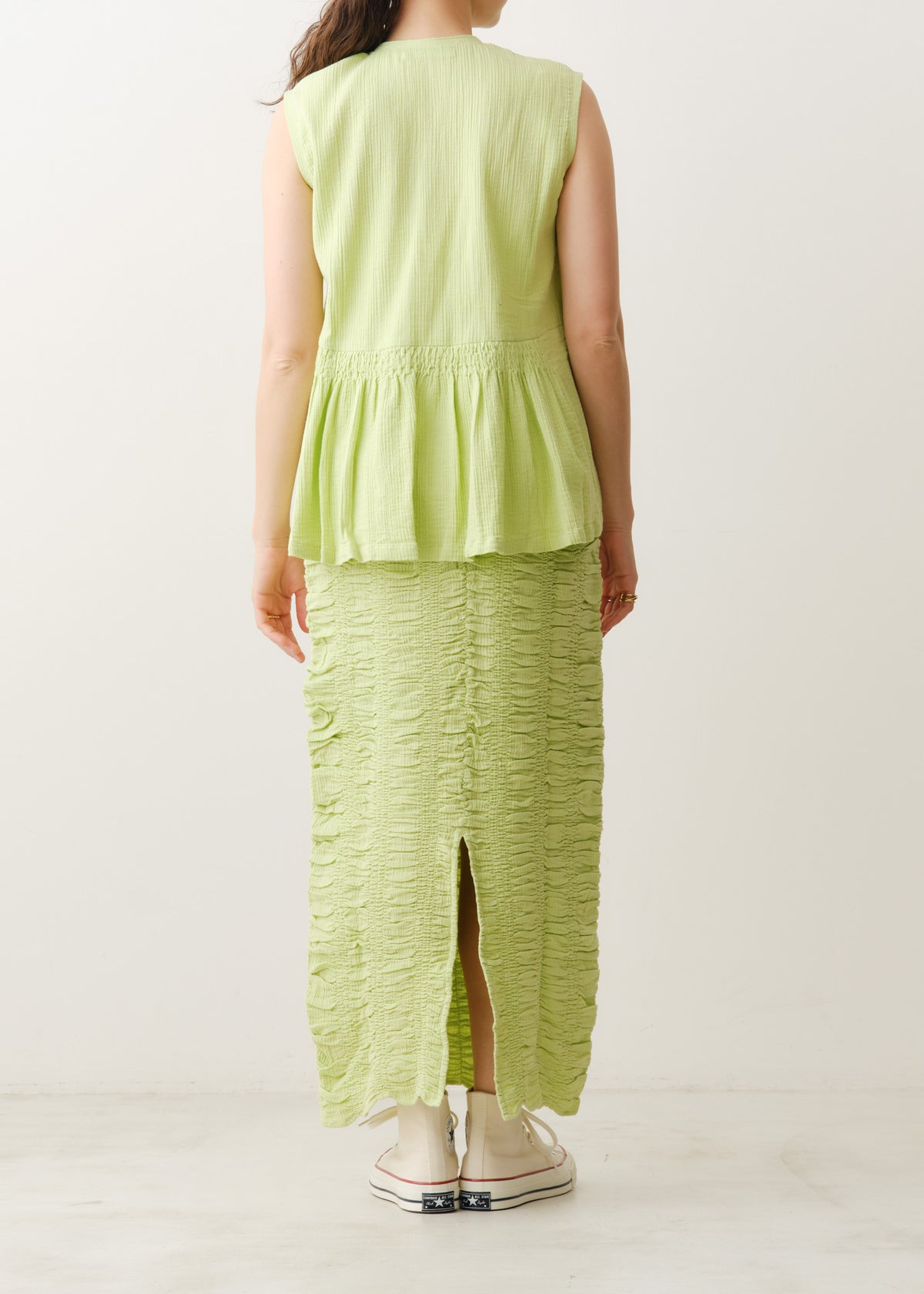 Double Gauze Sleeveless Blouse