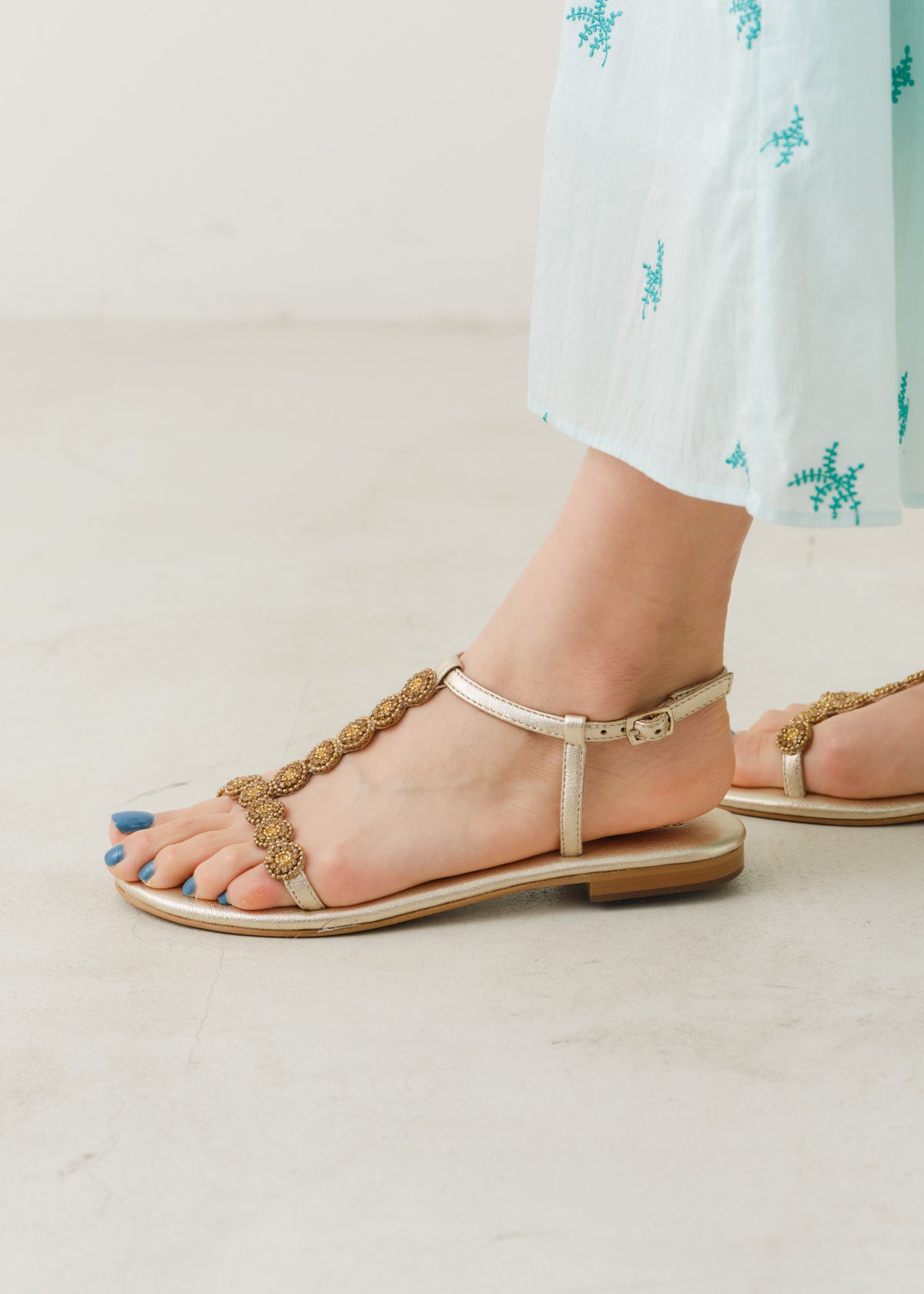 Circle Bijoux Ankle Strap Sandal