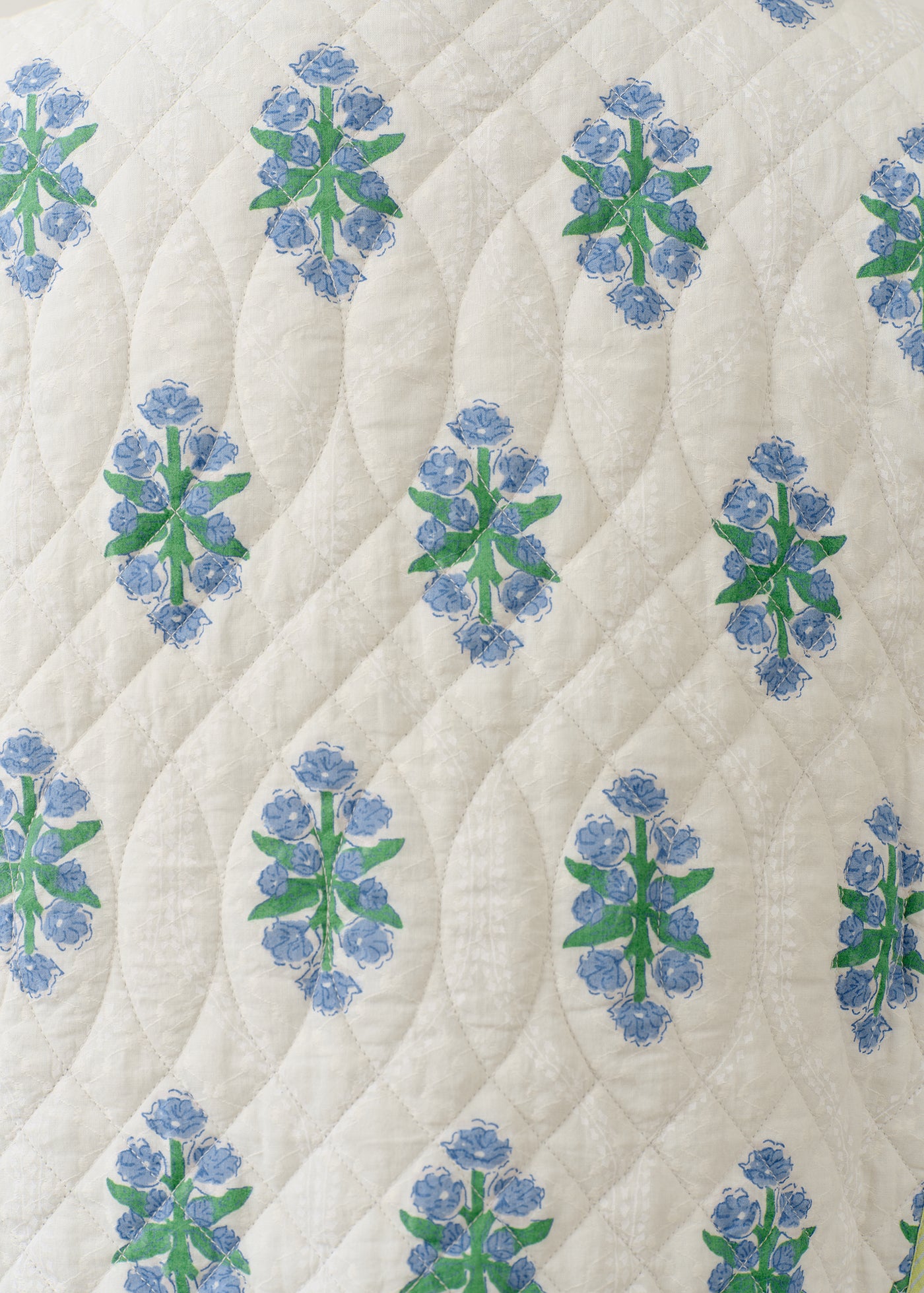 Cotton Jacquard Iberis Print Reversible Vest | Pasand by ne