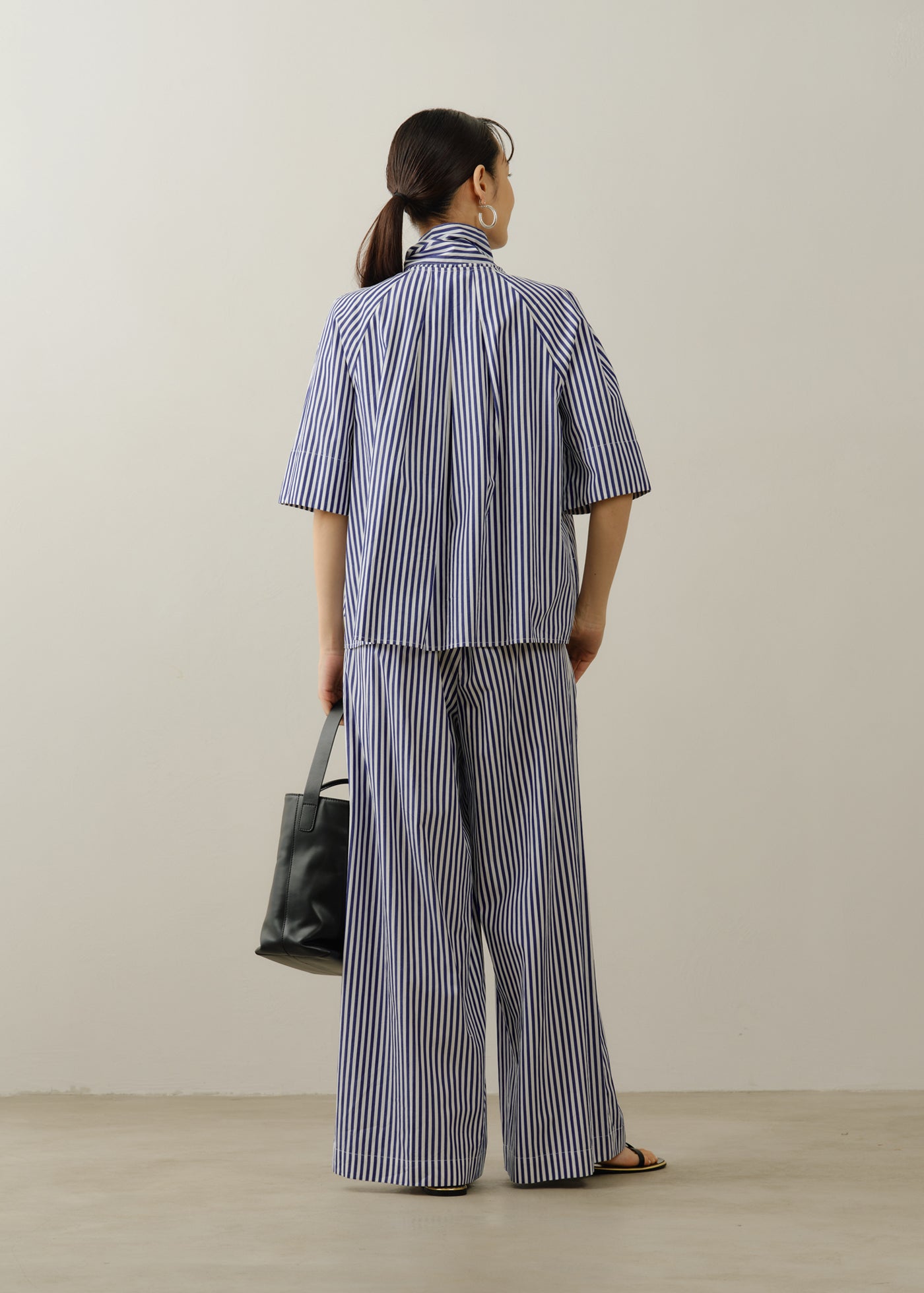 Poplin Bow Tie Top | Pasand by ne Quittez pas | パサンドバイヌキテパ