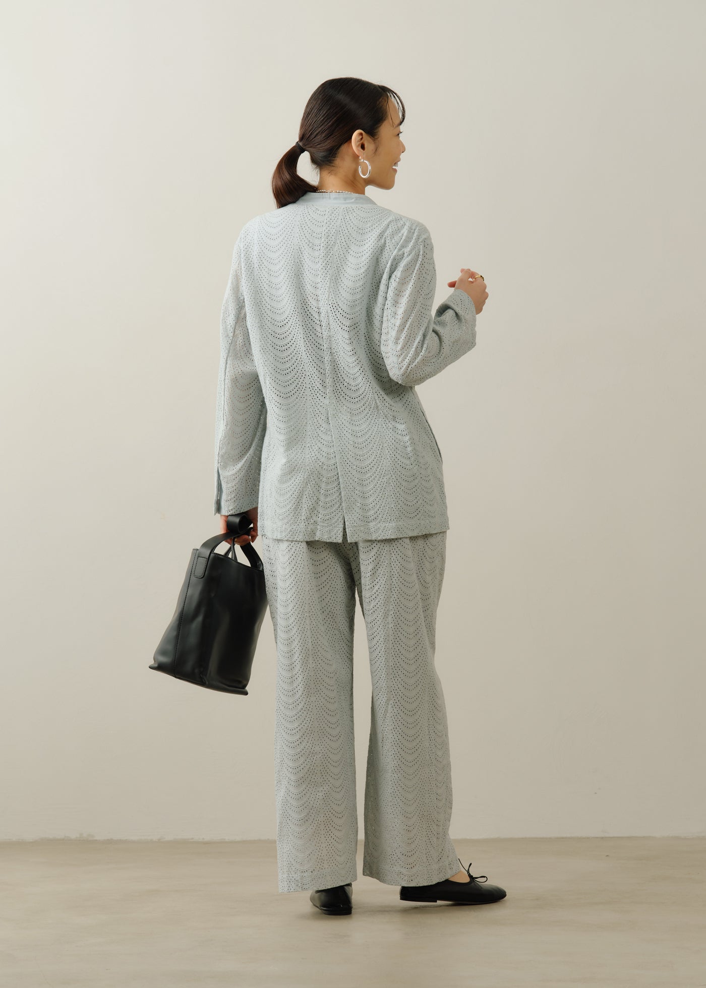 Cotton Voile Neem Cifre Embroidery Jacket | Pasand by ne Quittez