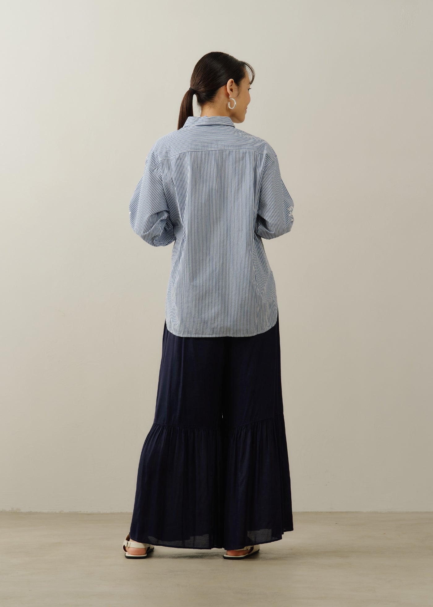Cotton Poplin Mimosa Embroidery Shirt | Pasand by ne Quittez pas