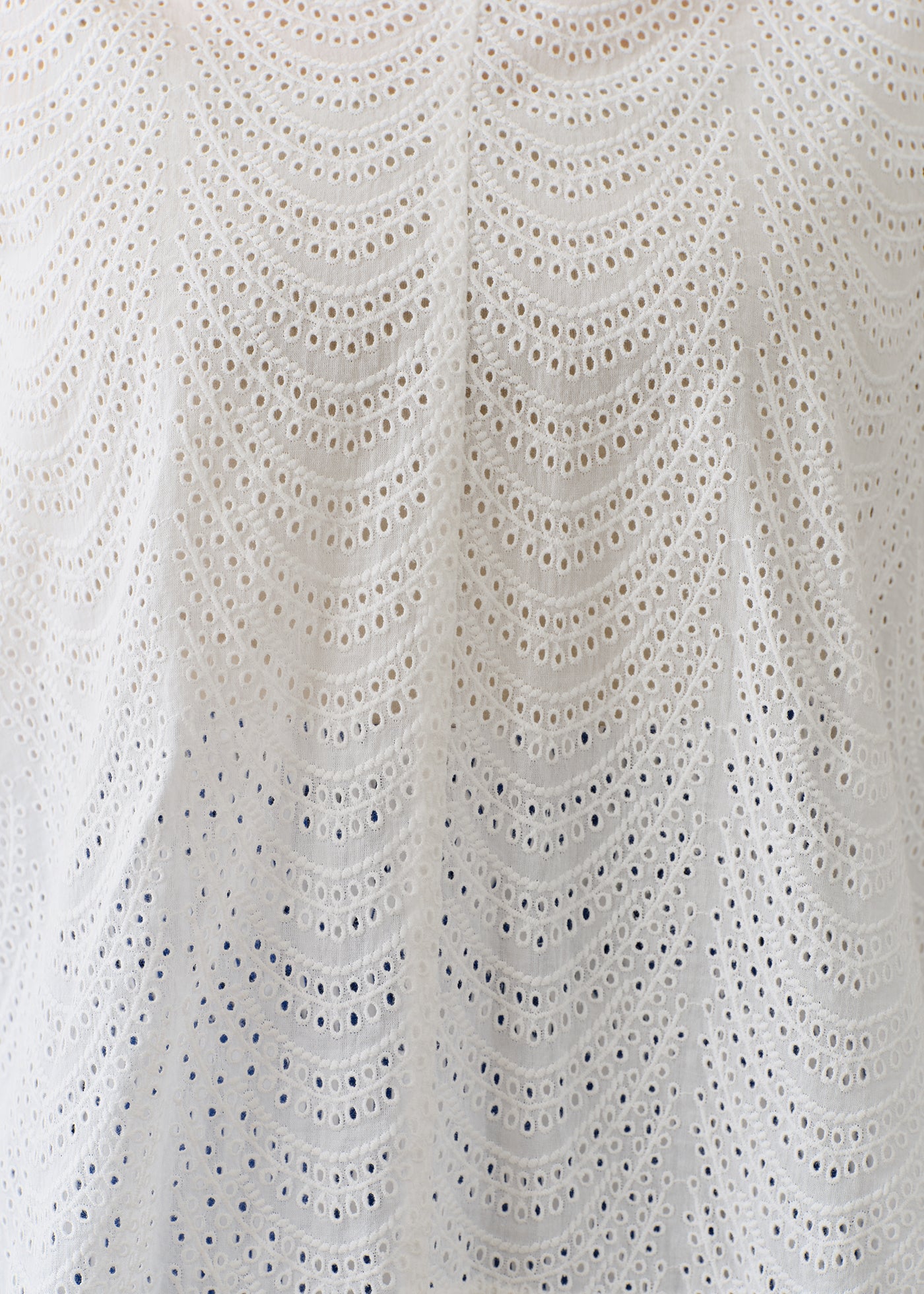 【6月上旬お届け予定】Cotton Voile Neem Cifre Embroidery Sleeveless Top