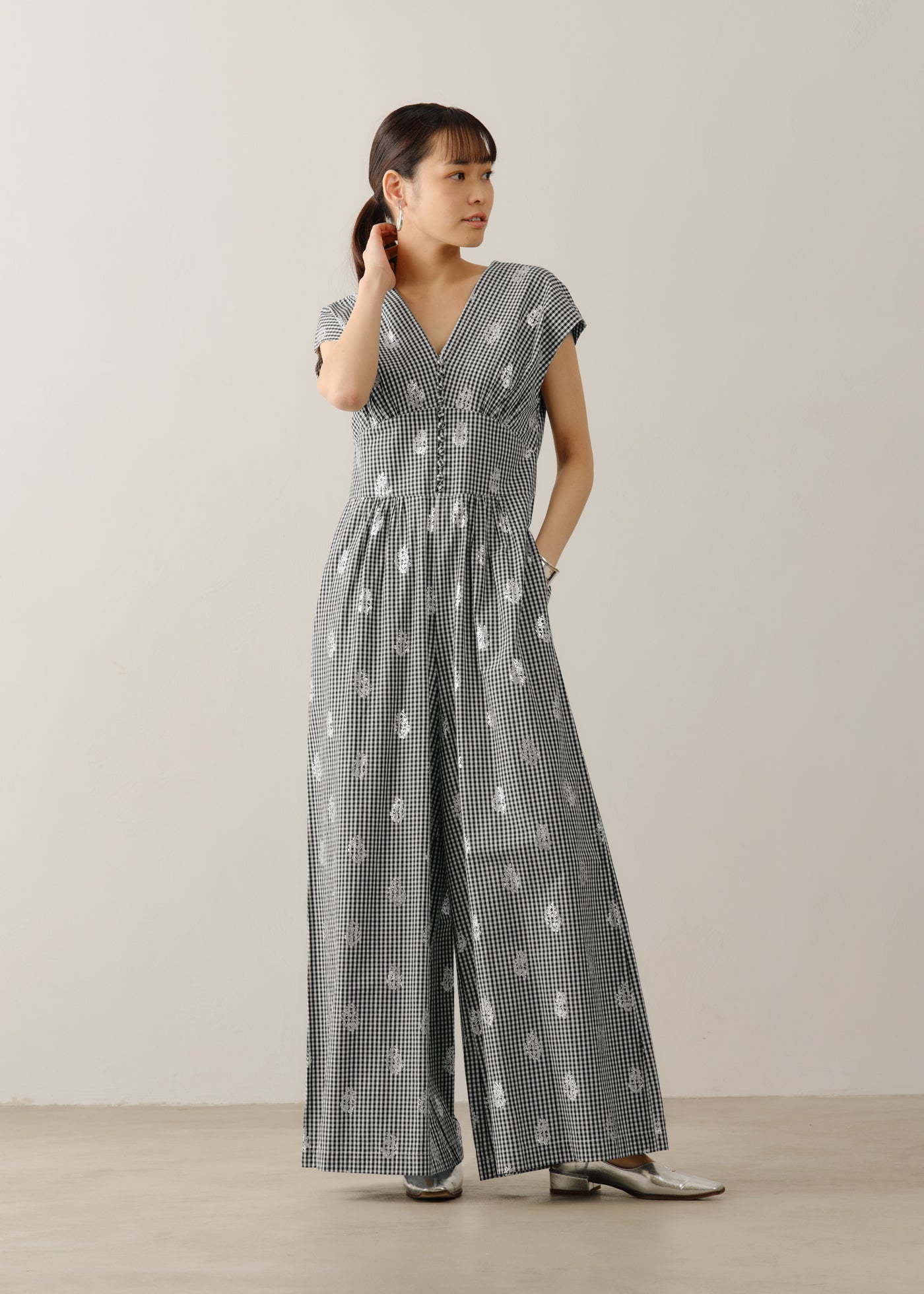 3月下旬お届け予定】Poplin Foil Print All In One | Pasand by ne