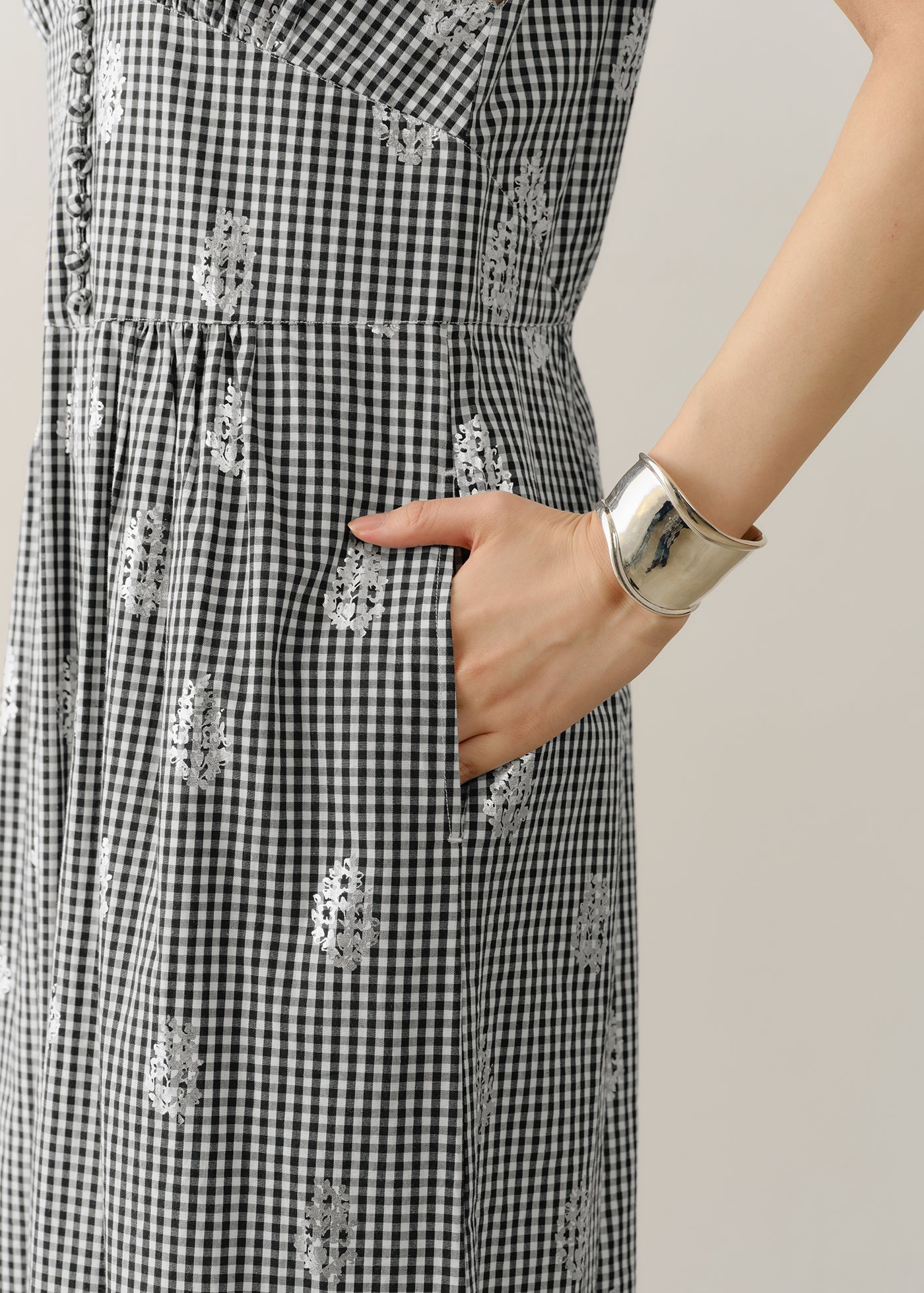 【3月下旬お届け予定】Poplin Foil Print All In One