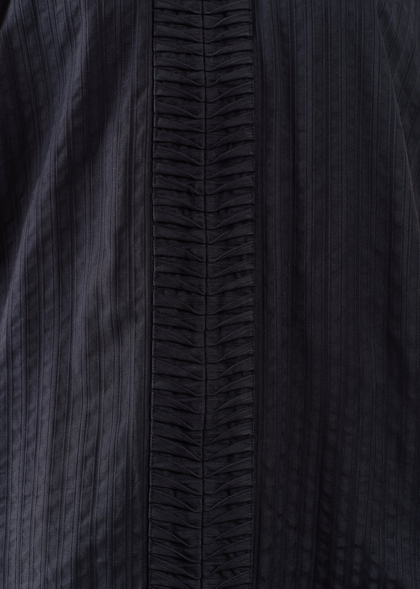 Poplin Wave Tuck Top
