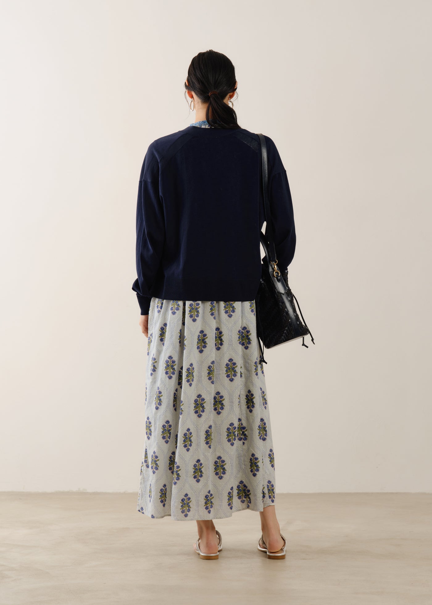 Ice Cotton Knit Cardigan | Pasand by ne Quittez pas | パサンドバイ