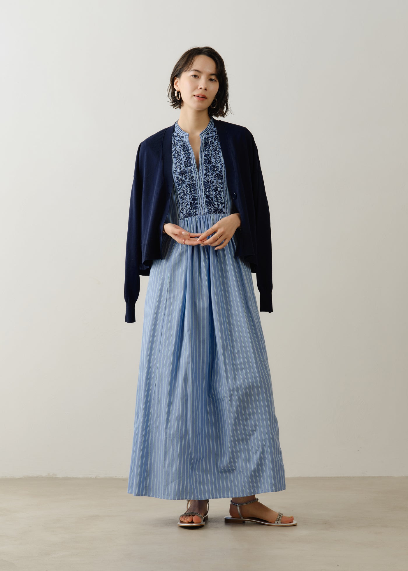 Ice Cotton Knit Cardigan