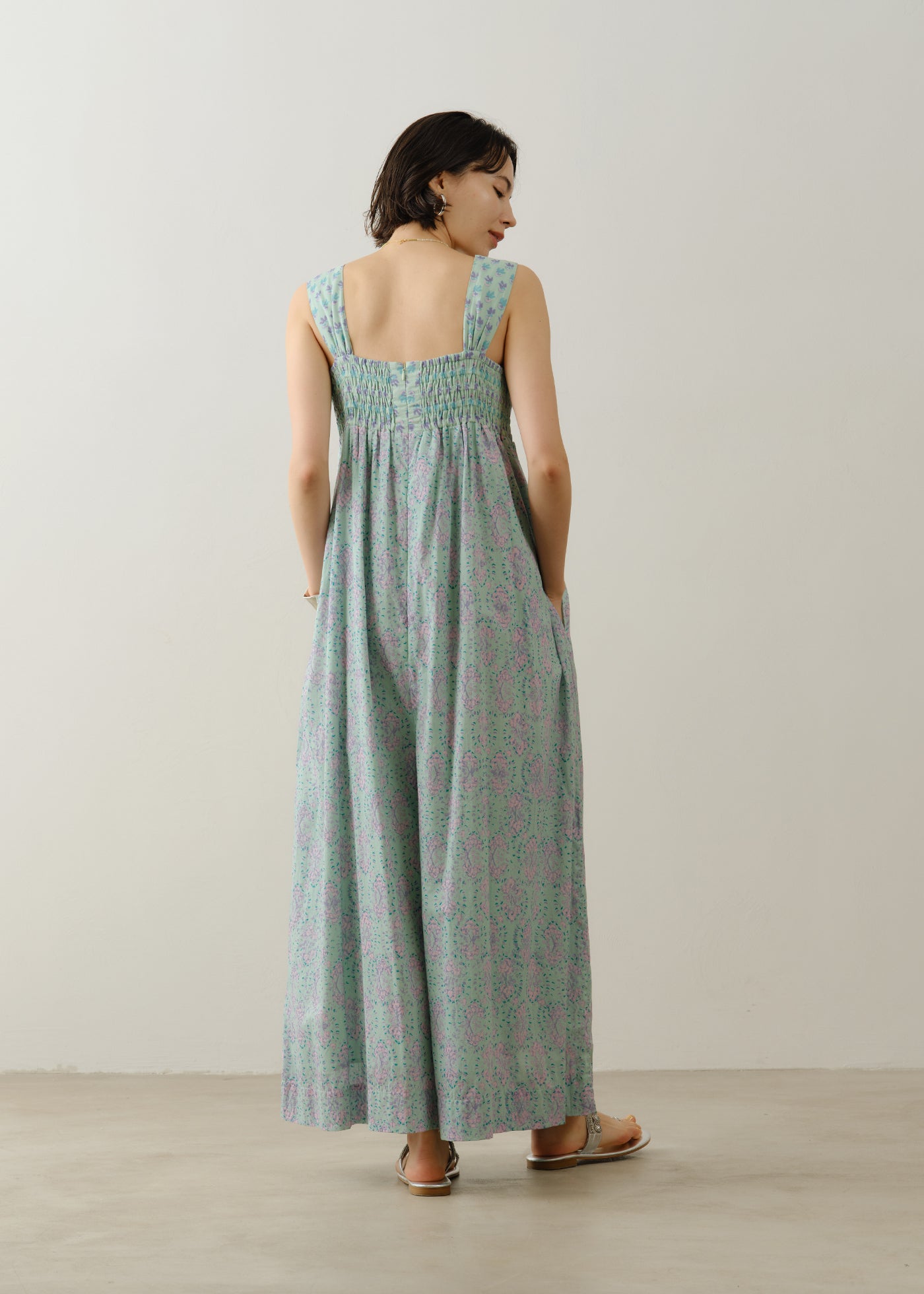 Cotton Voile Bluebell Print Gather All In One | Pasand by ne