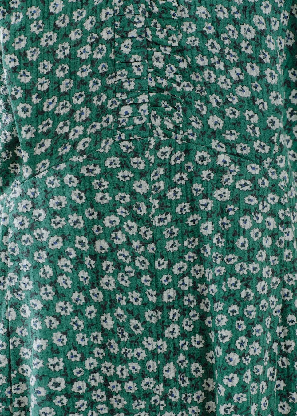 Cotton Dobby Stripe Flower Print All In One