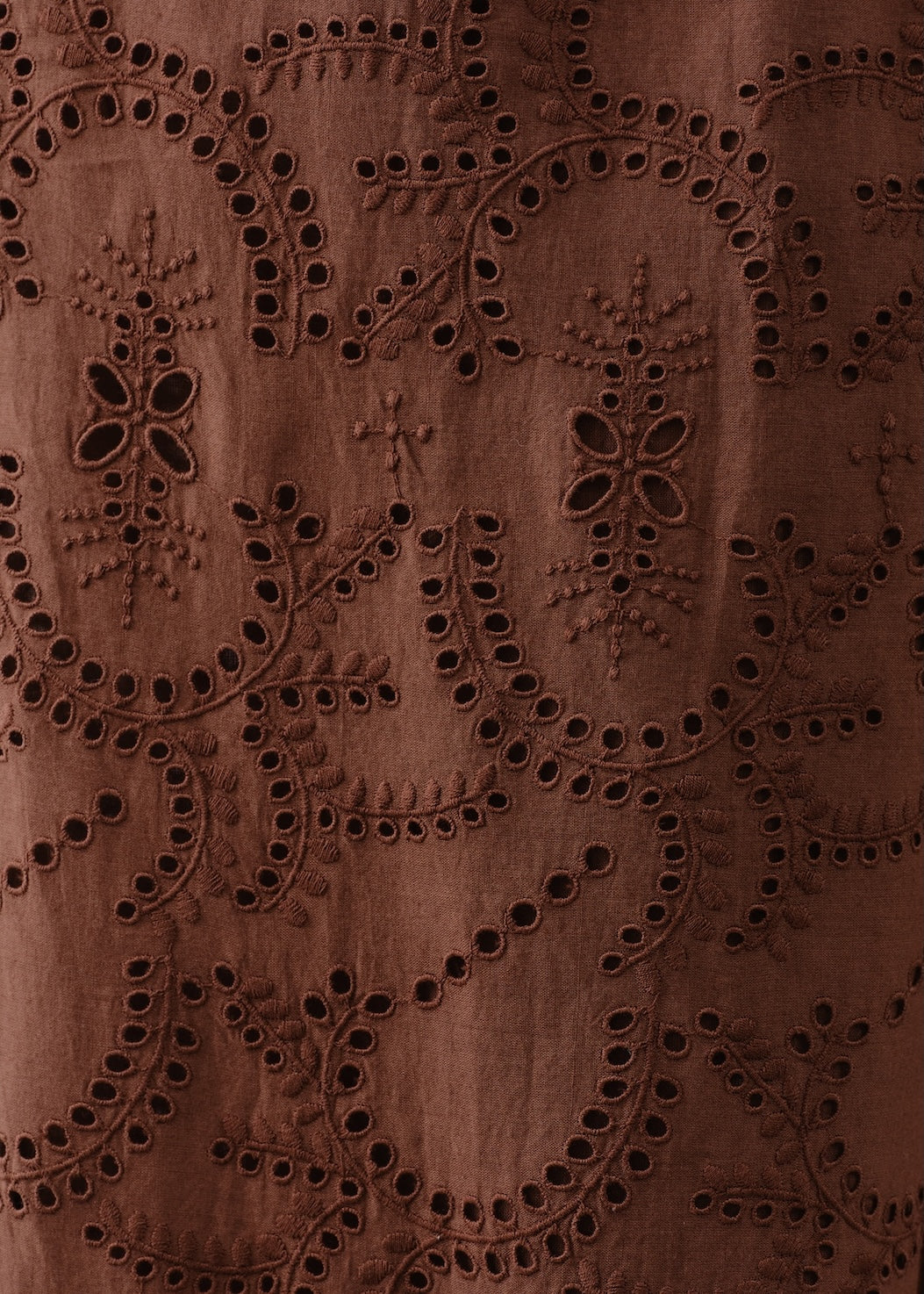 Cotton Voile Lupine Cifre Long Sleeve Dress