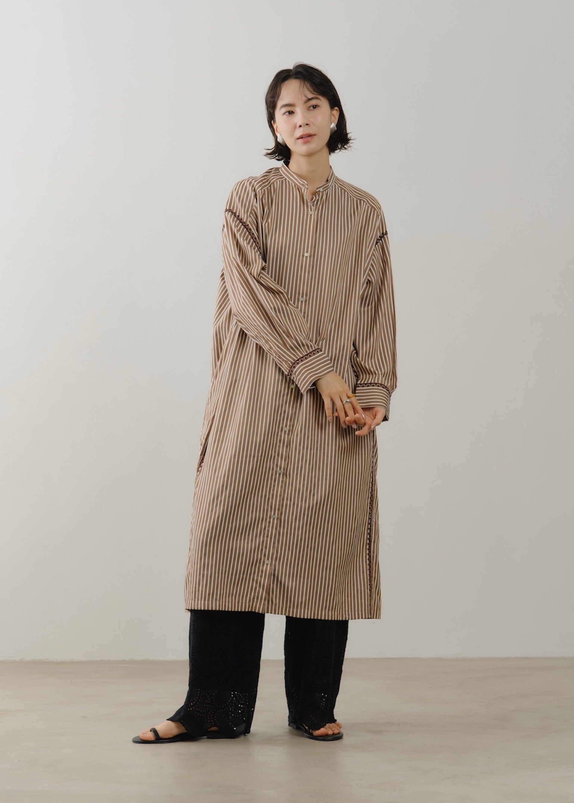 Poplin Stripe Shirts Kurta Dress | Pasand by ne Quittez pas