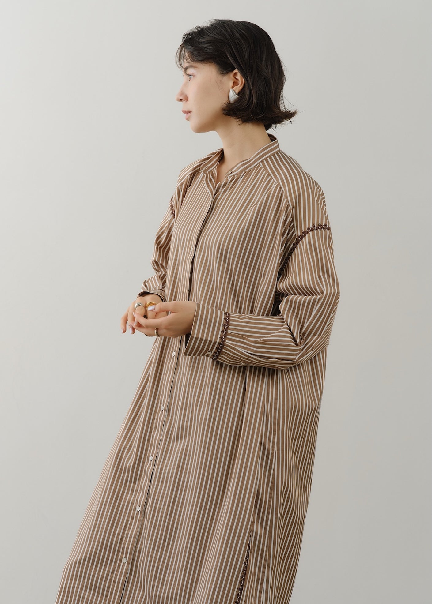 Poplin Stripe Shirts Kurta Dress | Pasand by ne Quittez pas