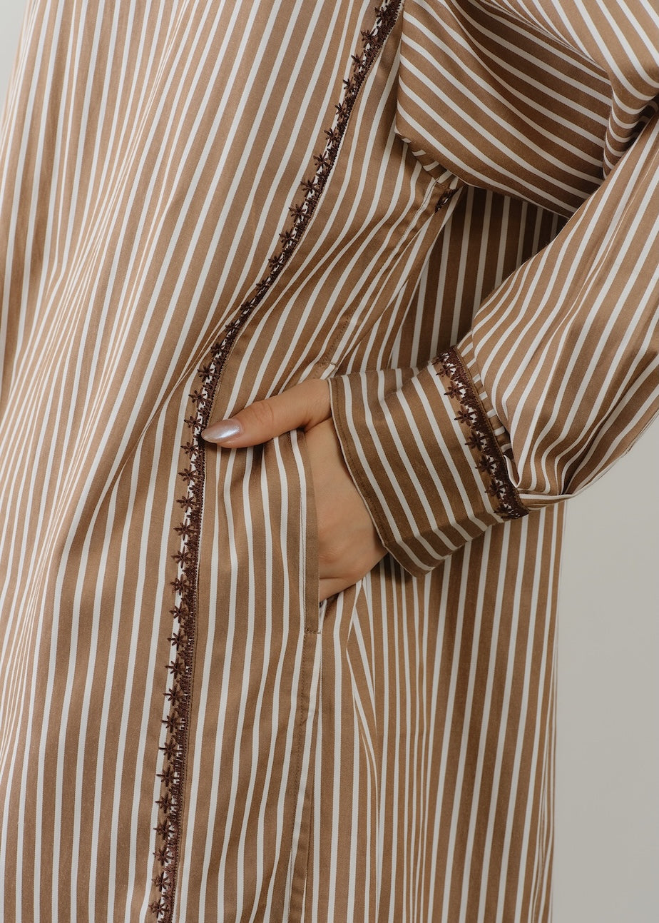 Poplin Stripe Shirts Kurta Dress | Pasand by ne Quittez pas