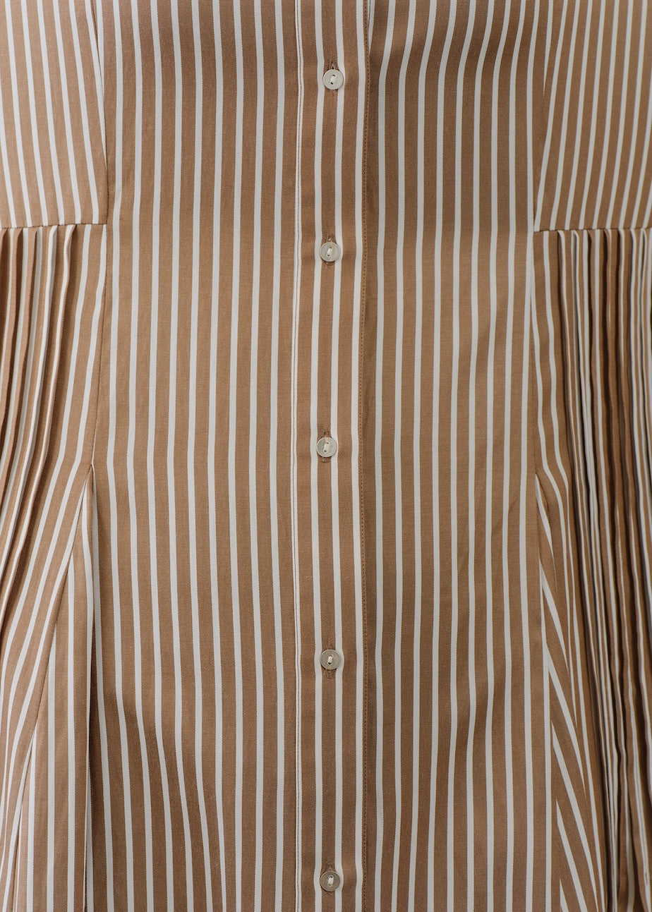 Poplin Stripe Shirts Dress | Pasand by ne Quittez pas | パサン