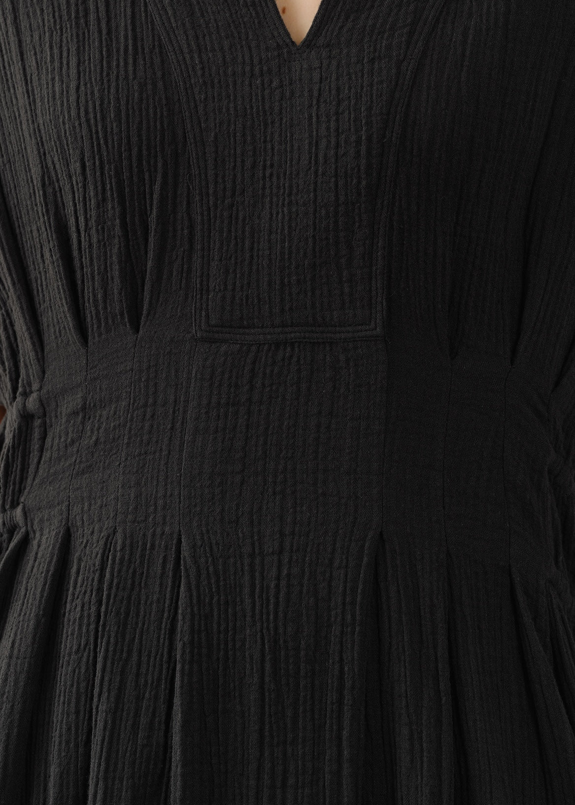 6/10 10時発売】Cotton Double Gauze Tuck Dress | Pasand by ne