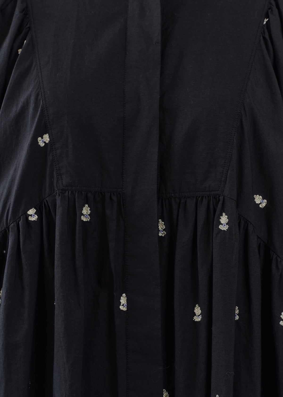 Fine Poplin Bindi Gather Shirts Dress