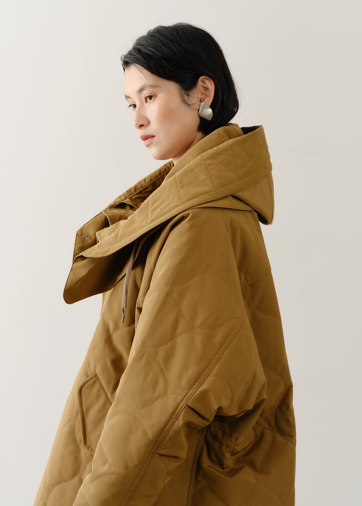 【10/21 10時発売】VACHEMENT Recycle Shell Taffeta Quilting Coat