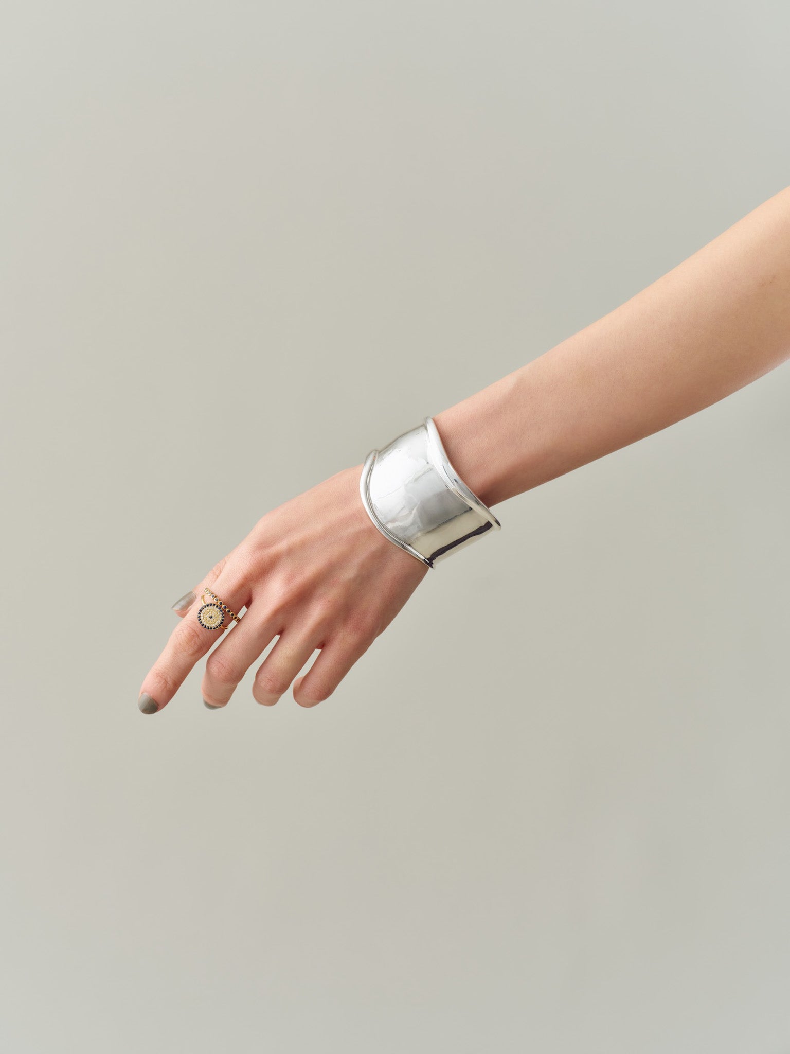 UPALA ウパラ Wide Cuff バングル シルバー925 ヌキテパ