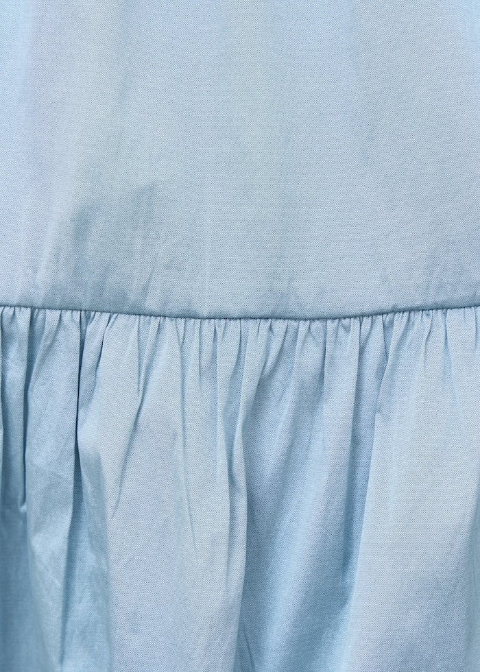 [Released on 11/13 at 10:00] Poly Dupion Solid Tiered Dress