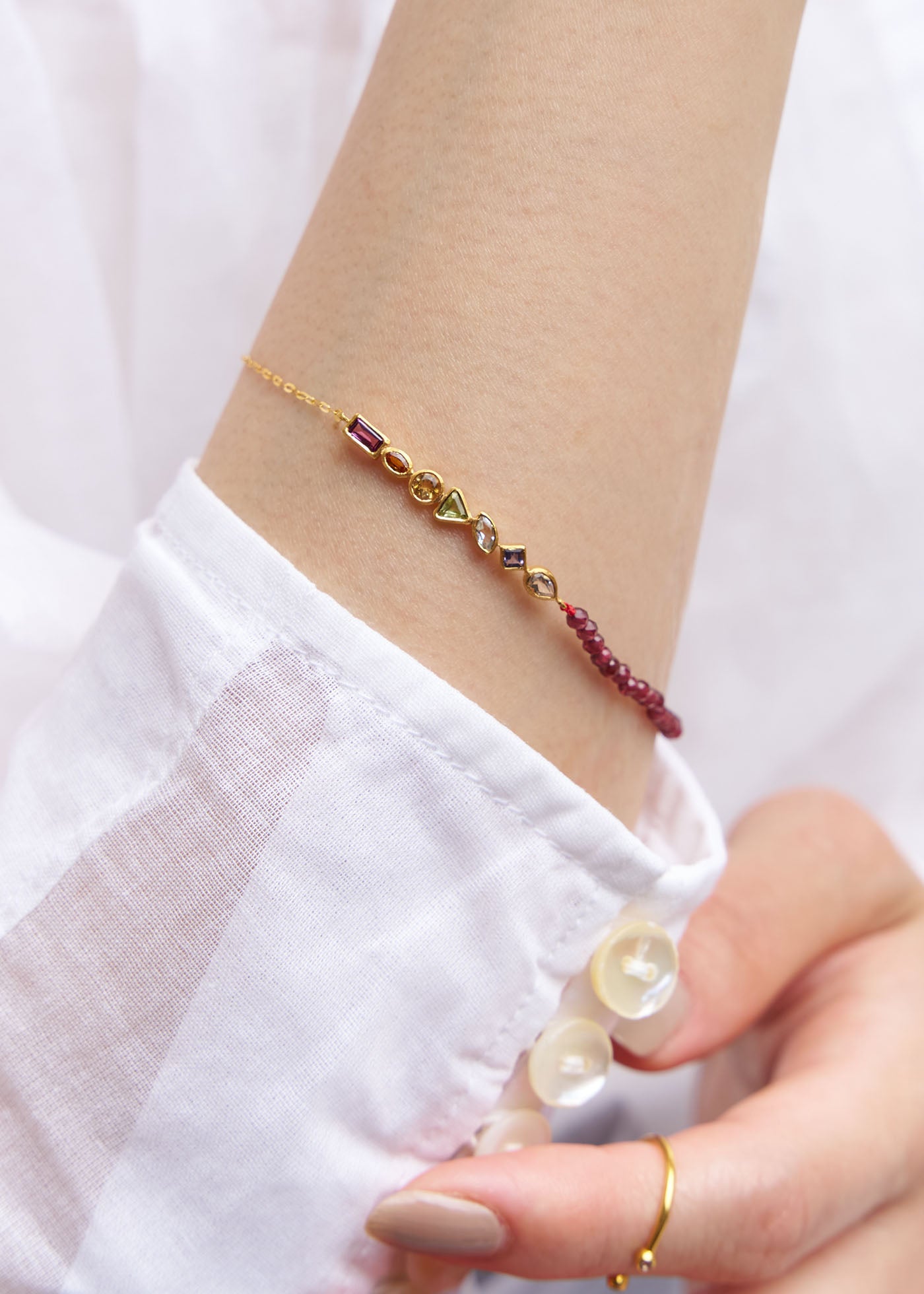 Chakra Gem Bracelet