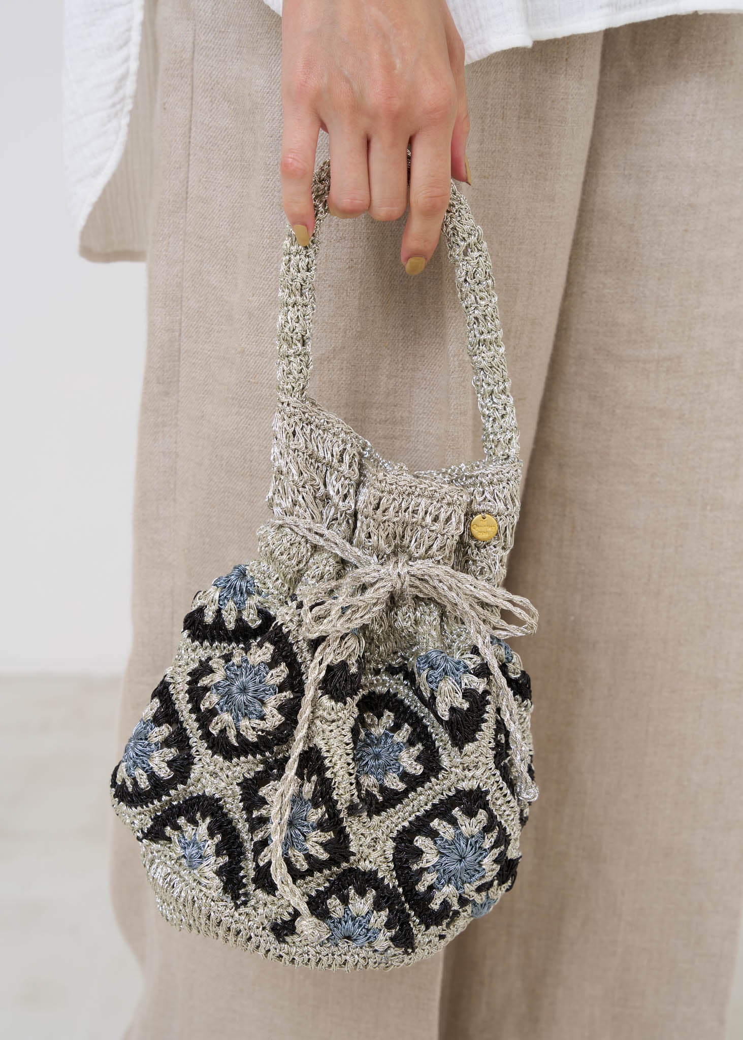 Macrame Crochet Small Bag