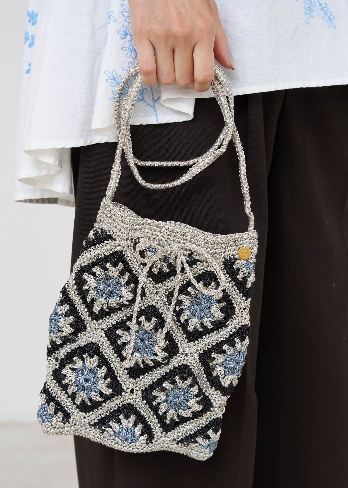 Macrame Crochet Shoulder Bag