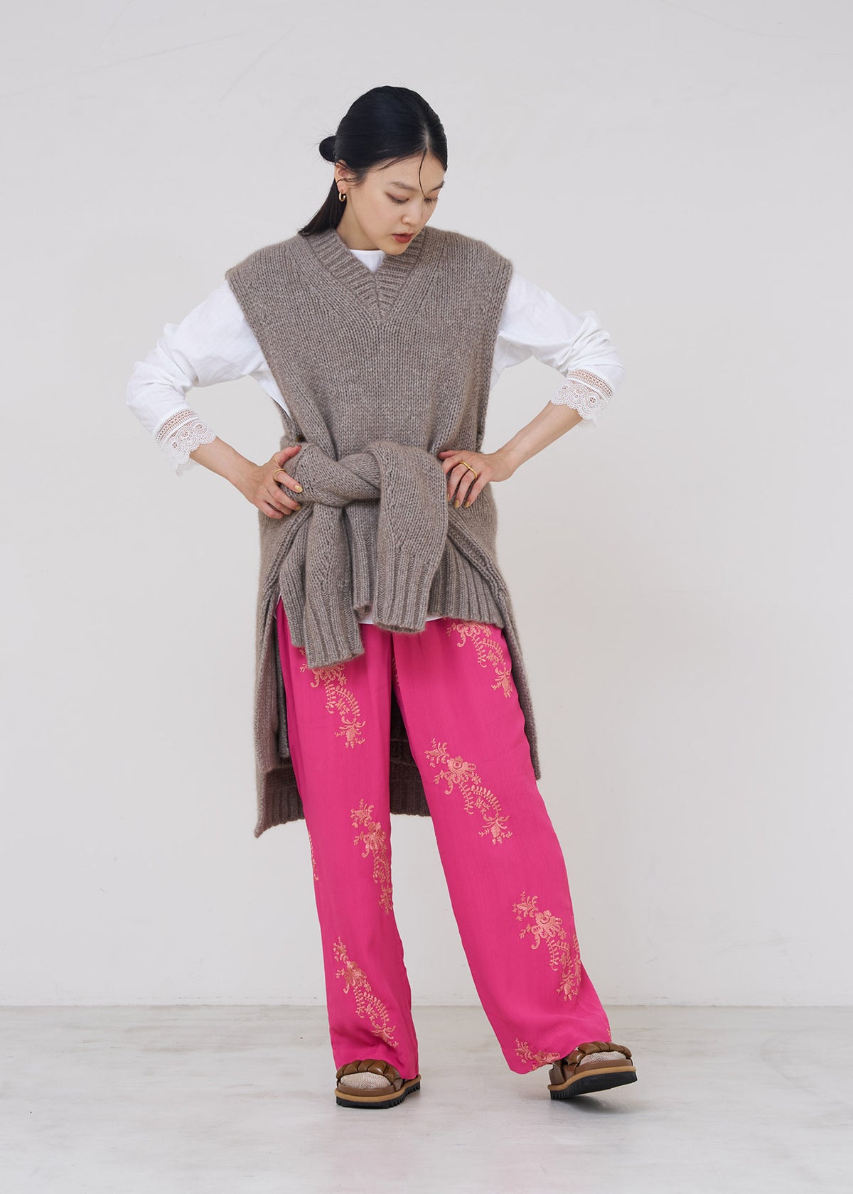 Rough Light Lily Vest