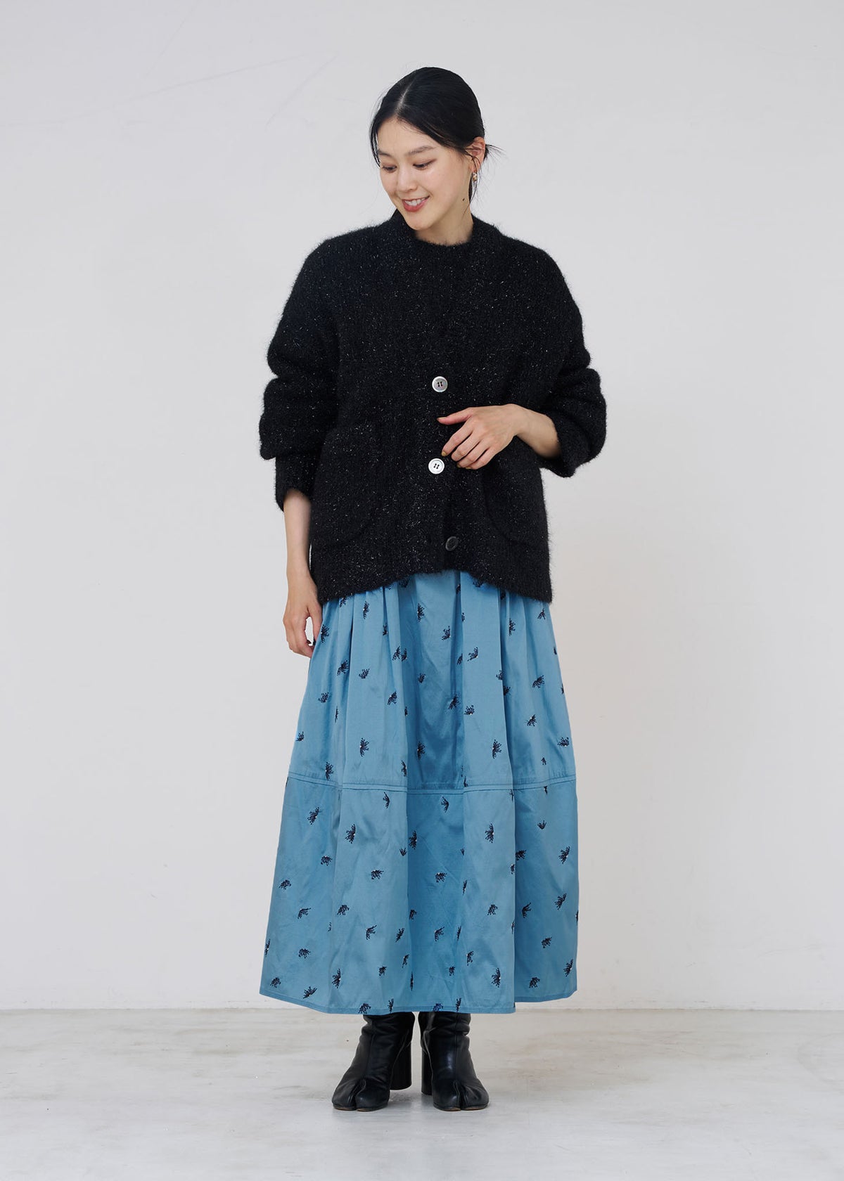 Alpaca Lurex Cardigan
