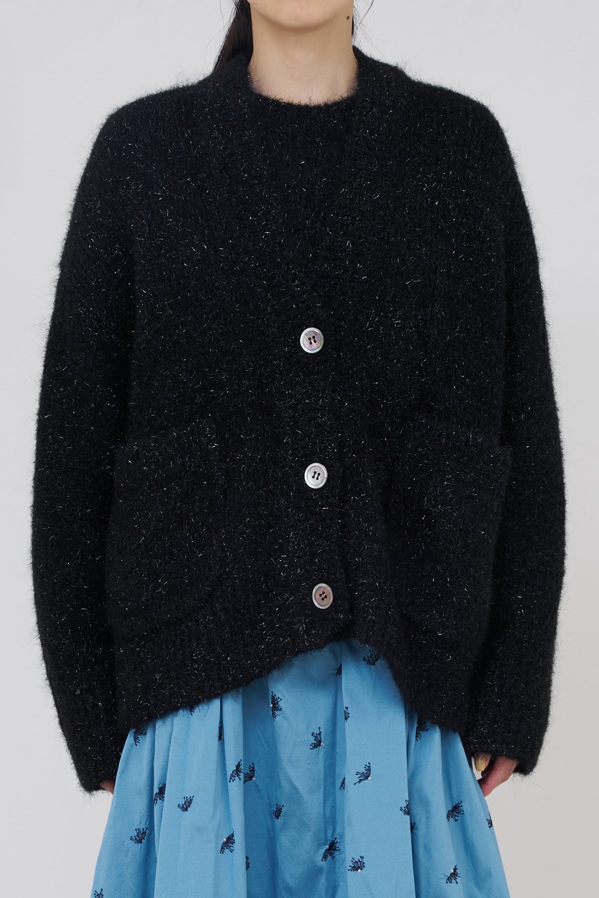 Alpaca Lurex Cardigan