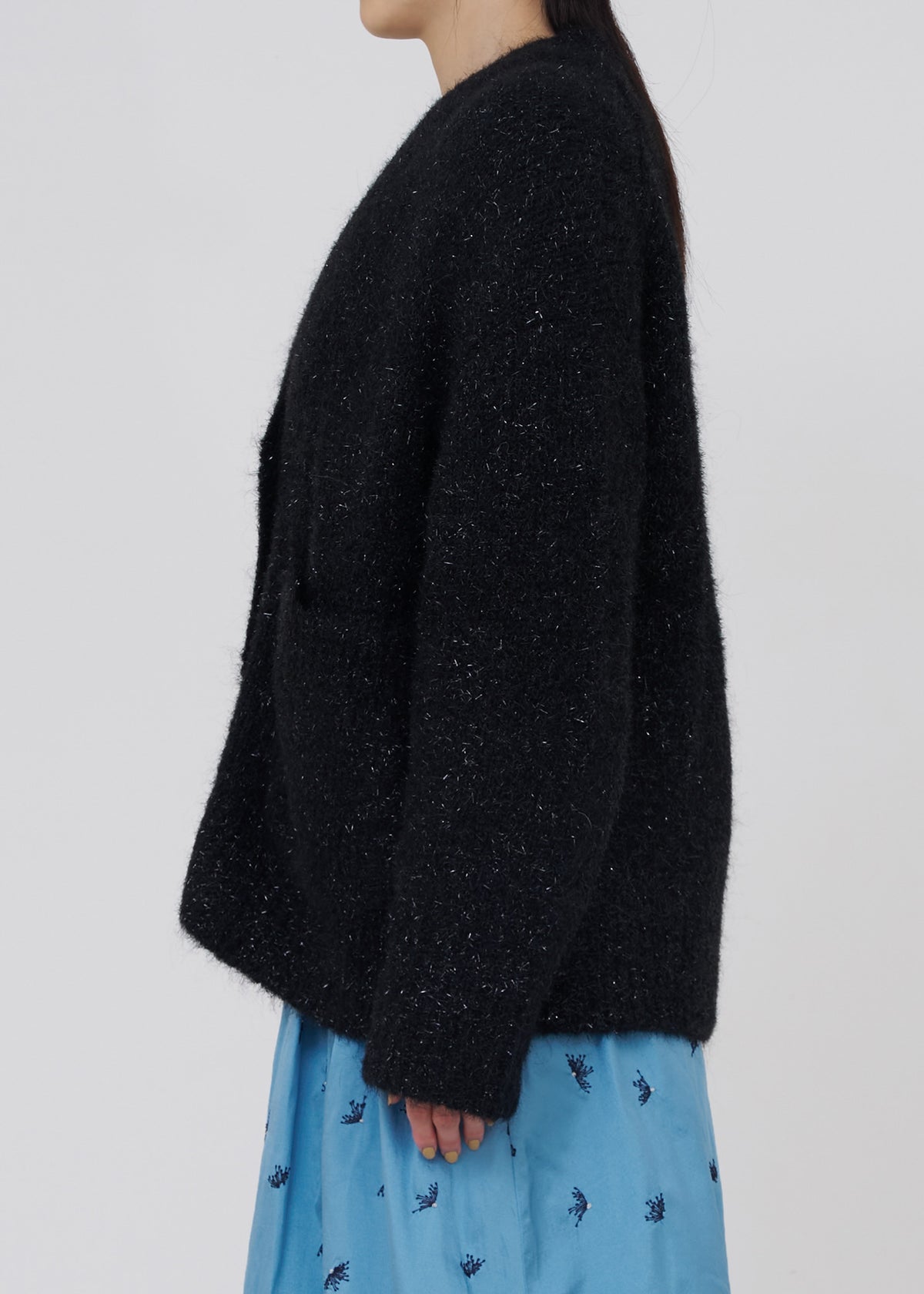 Alpaca Lurex Cardigan
