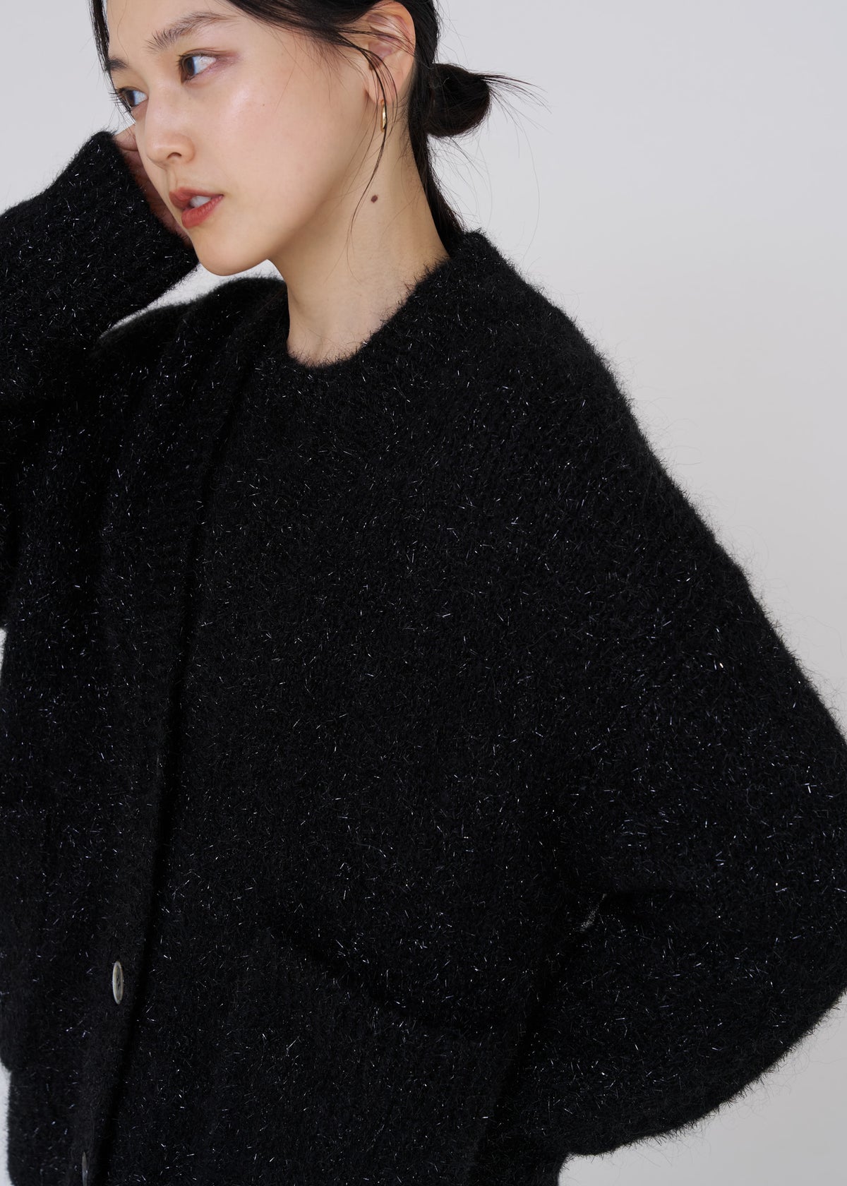 Alpaca Lurex Cardigan