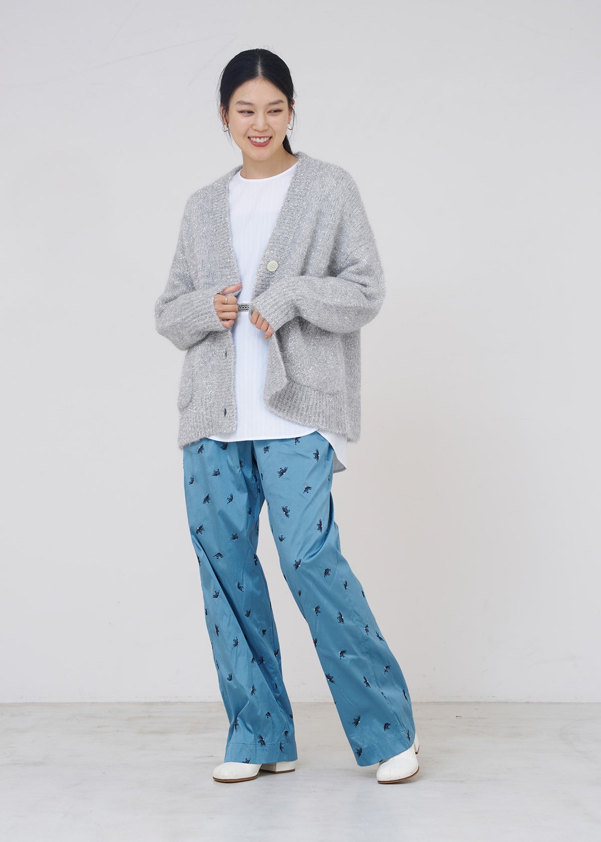 Alpaca Lurex Cardigan