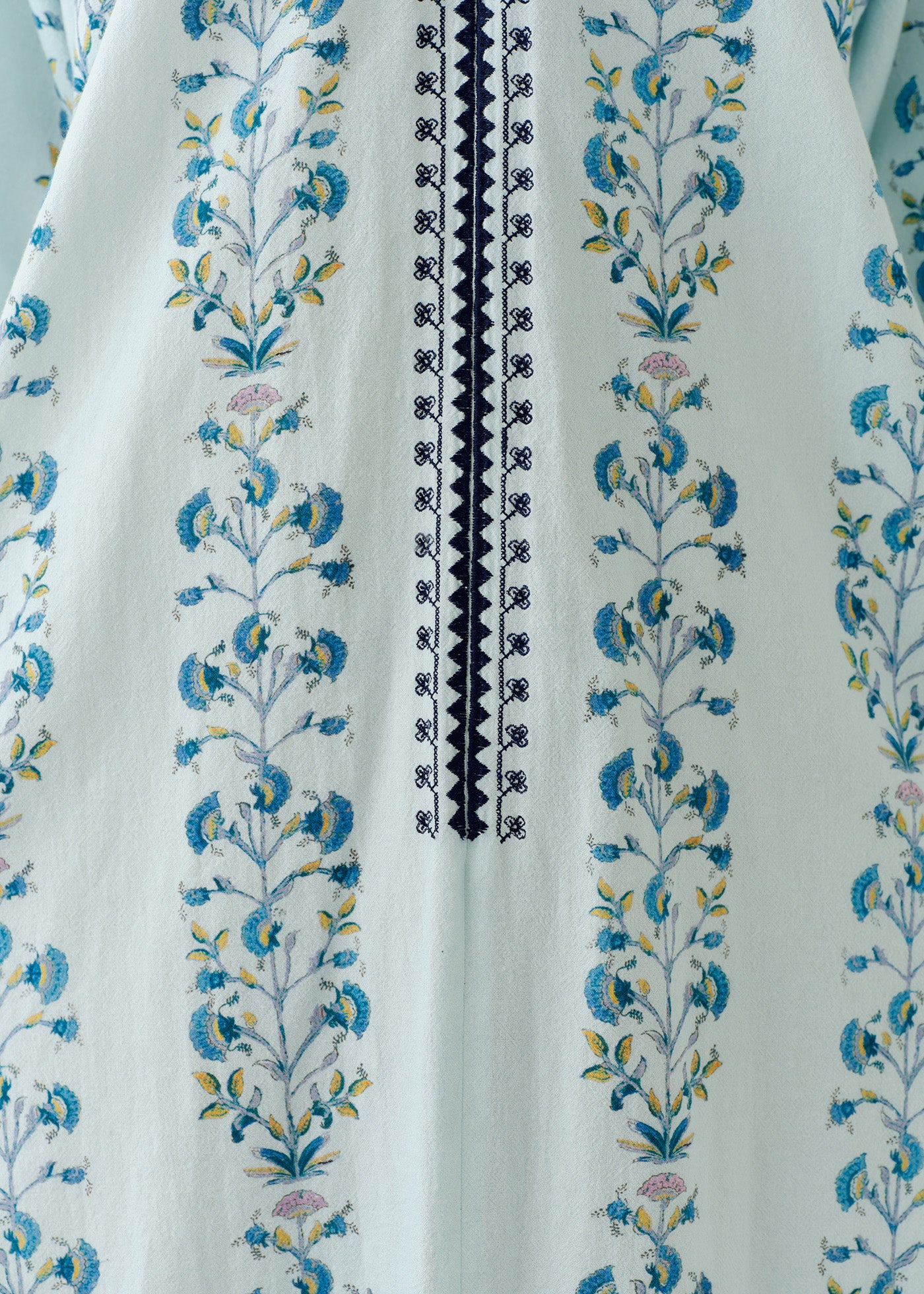 Crimp Cotton Bergamot Print Dress | Pasand by ne Quittez pas