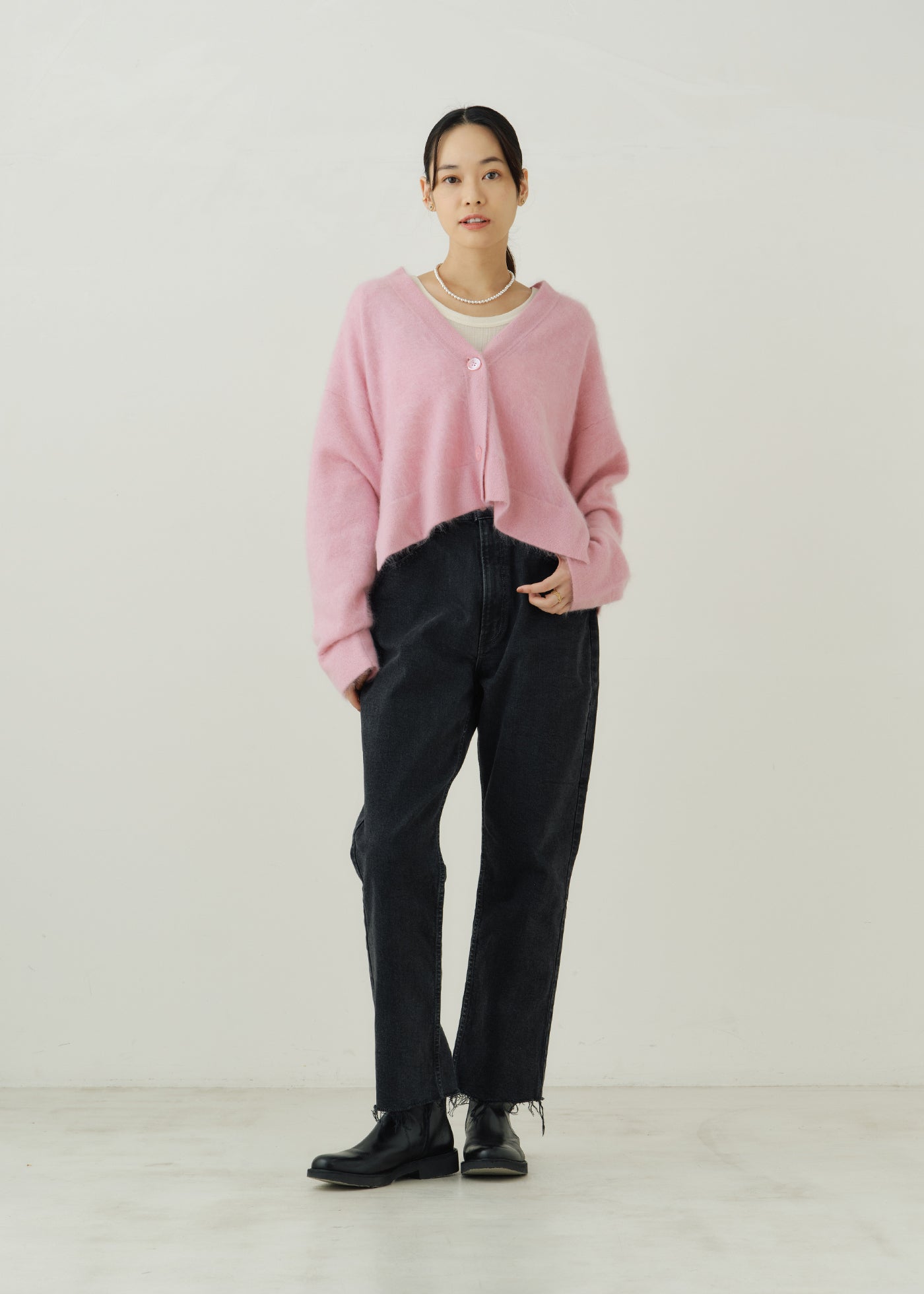 Cashmere Knit Cardigan | Pasand by ne Quittez pas | パサンドバイ