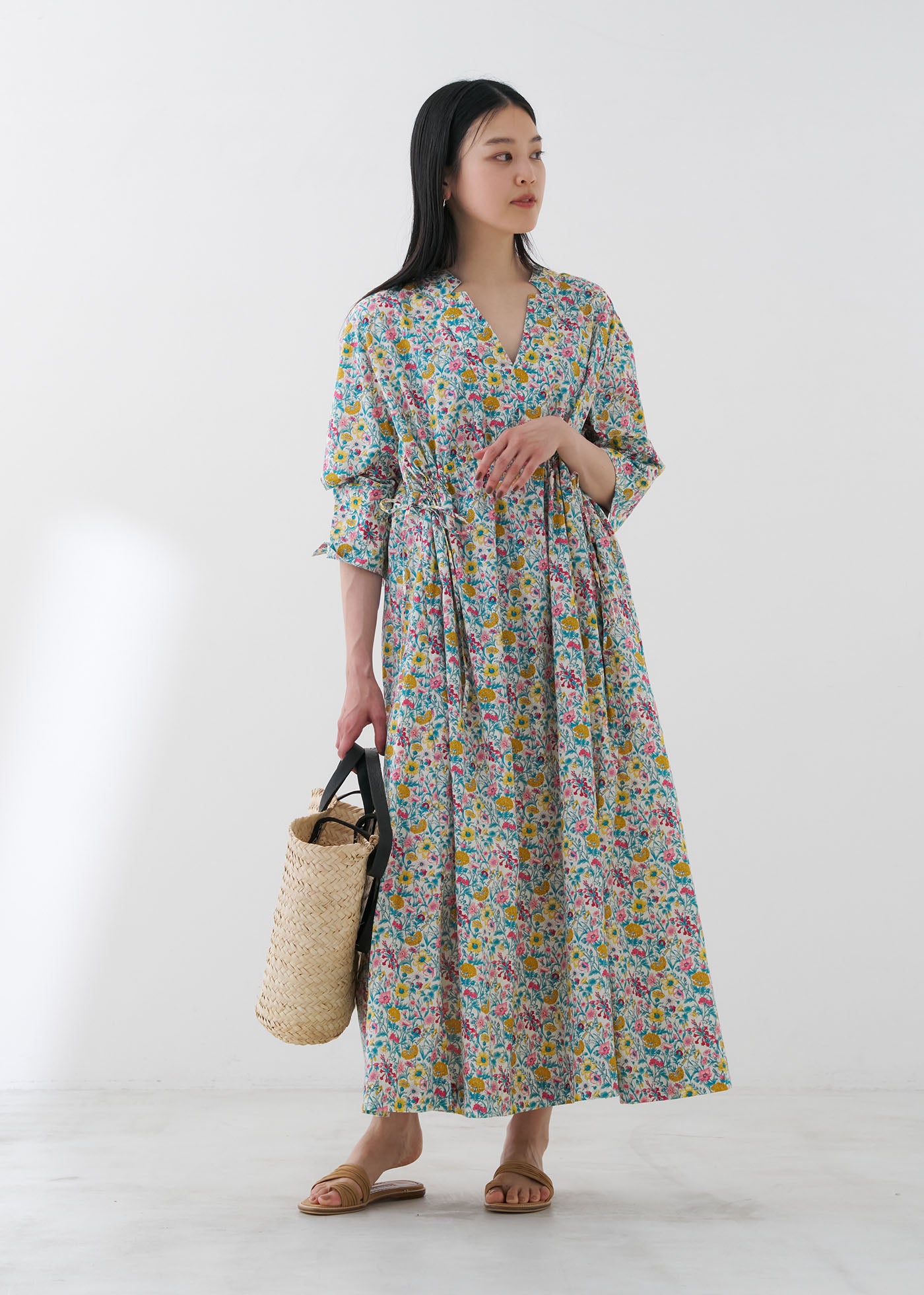 Liberty Print Waist String Dress | Pasand by ne Quittez pas 