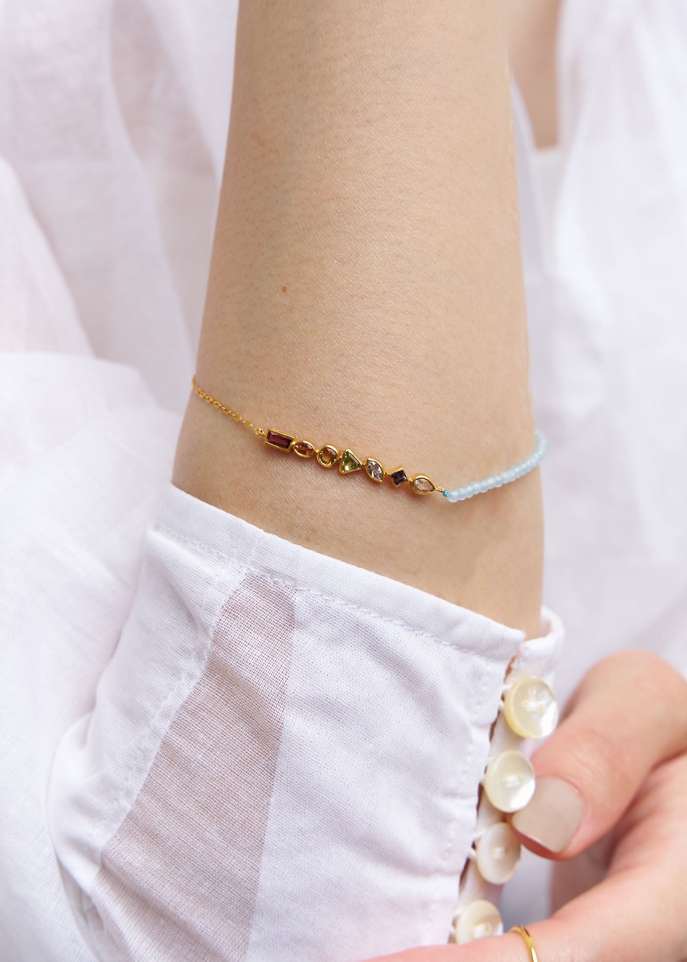 Chakra Gem Bracelet