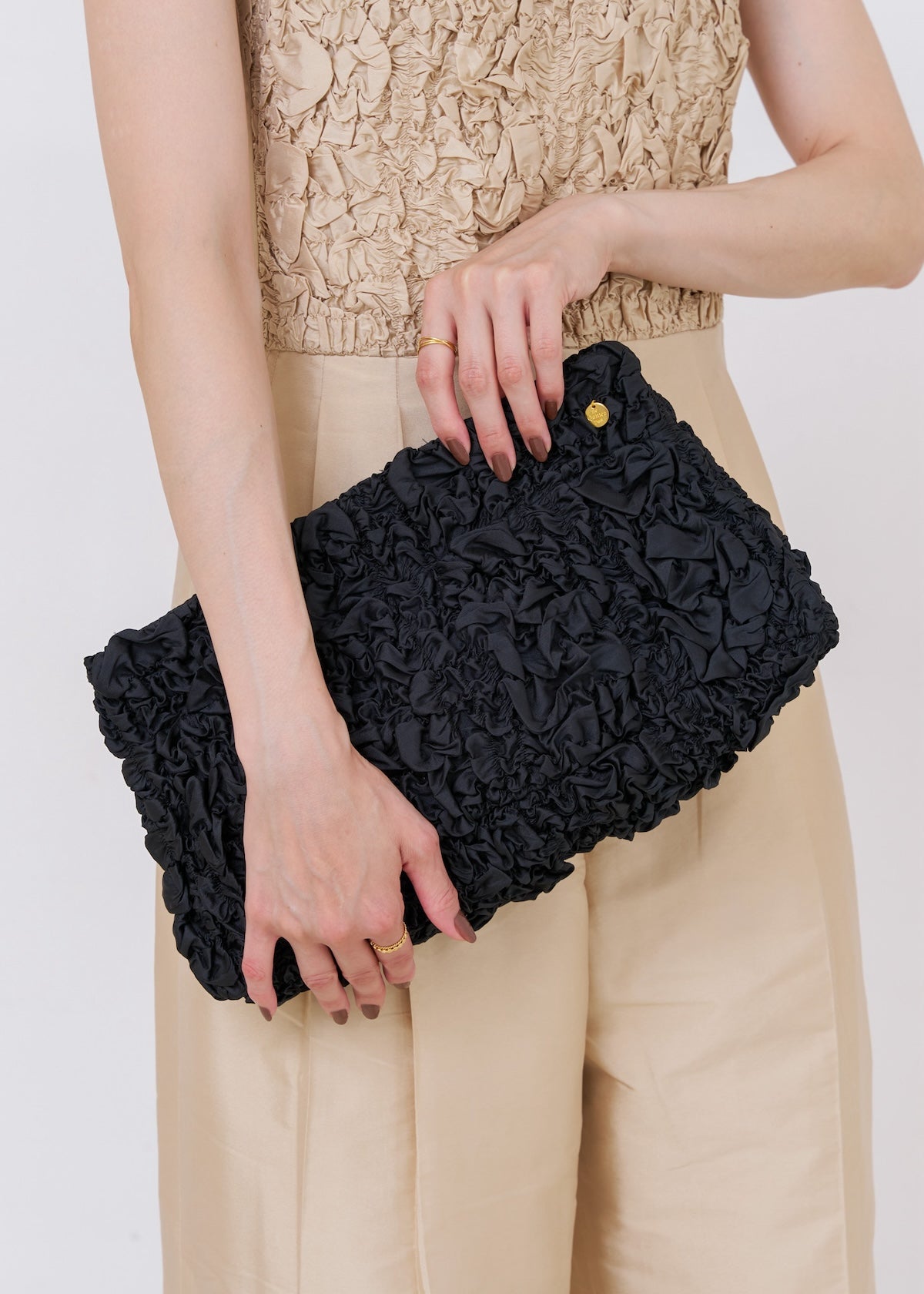 Poly Dupion Clutch Bag