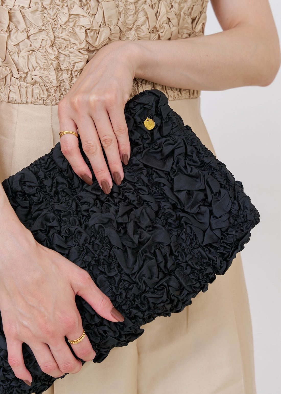 Poly Dupion Clutch Bag